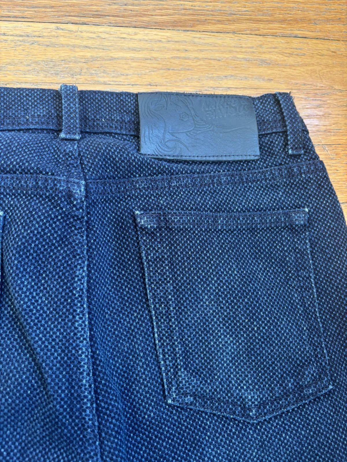 Naked & Famous Naked & Famous Japanese Indigo Kikko Denim Jeans Weird Guy Size US 31 - 4 Thumbnail