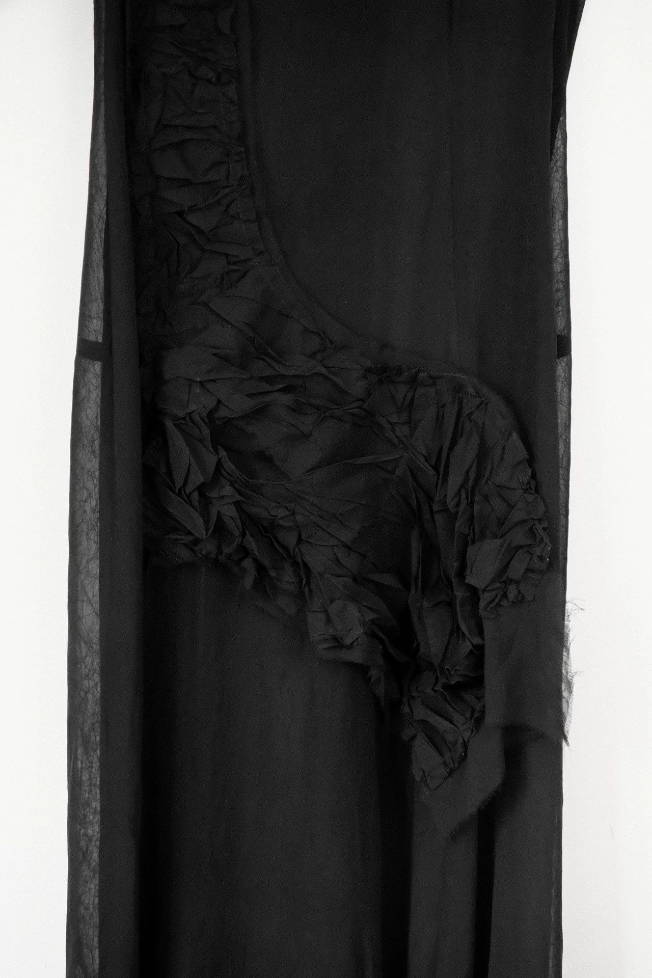 Yohji Yamamoto Yohji Yamamoto 05ss Archive Dead Leaf Butterfly Texture Dress Size XS / US 0-2 / IT 36-38 - 3 Thumbnail
