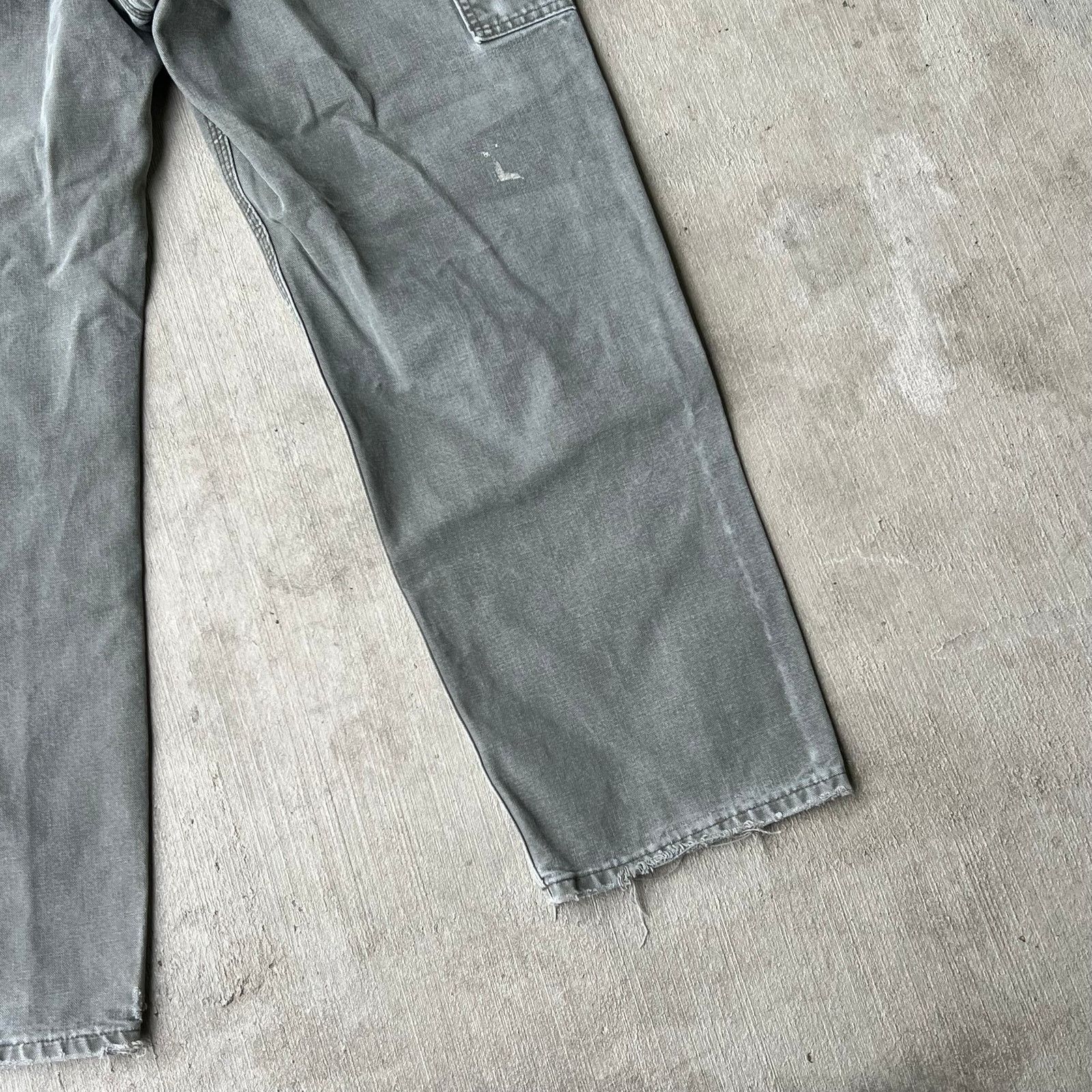 Carhartt × Vintage Carhartt faded green double knee work wear carpenter pants Size US 34 / EU 50 - 10 Thumbnail