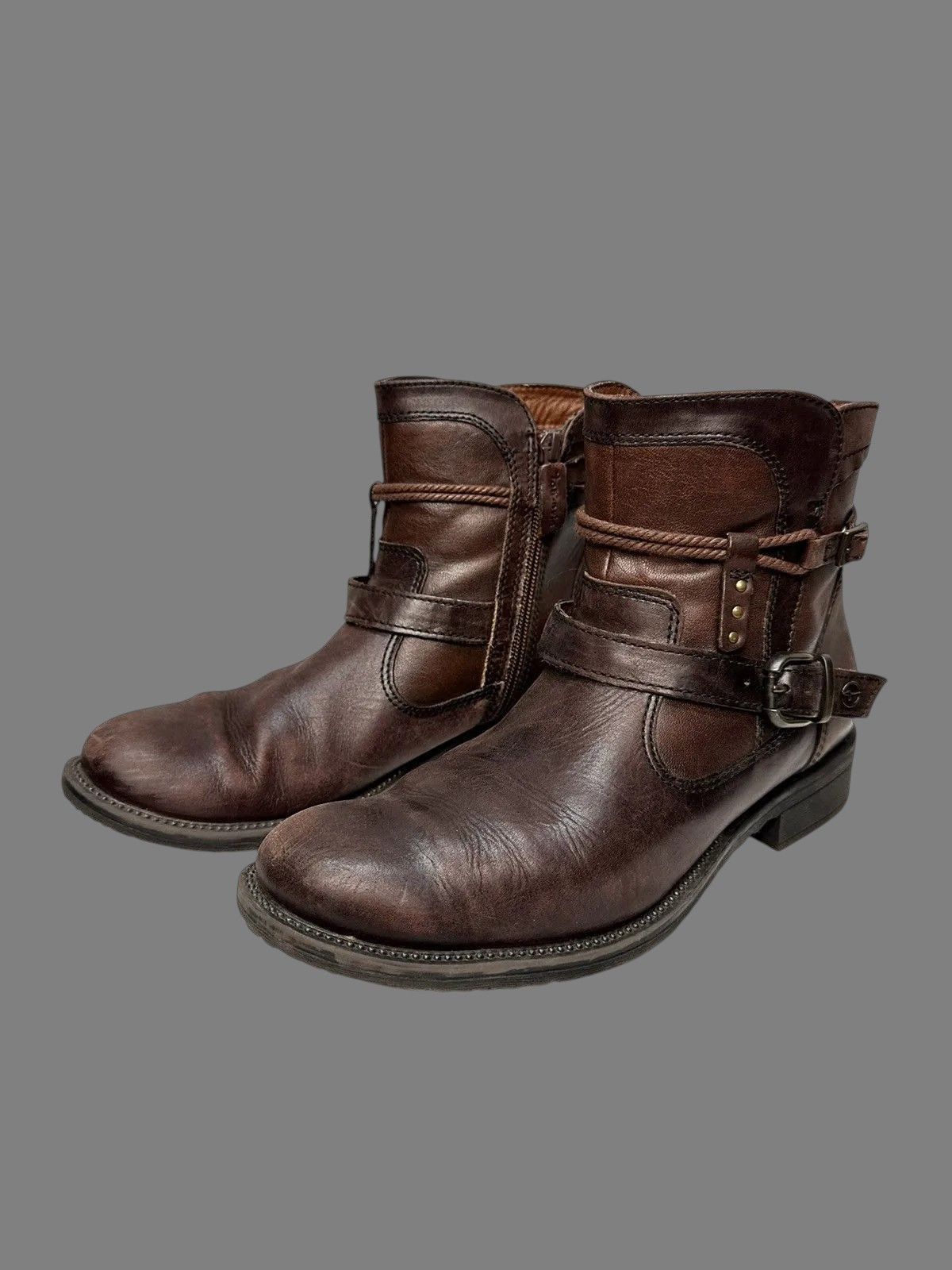 Guidi Vintage DIRK BIKKEMBERGS STYLE Leather Boots Isay Miyake Size US 7 / EU 40 - 3 Thumbnail