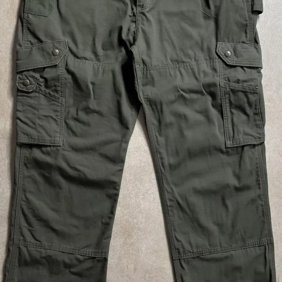 Carhartt Vintage Carhartt Olive Cargo Pants - 38x44 Size US 38 / EU 54 - 8 Thumbnail