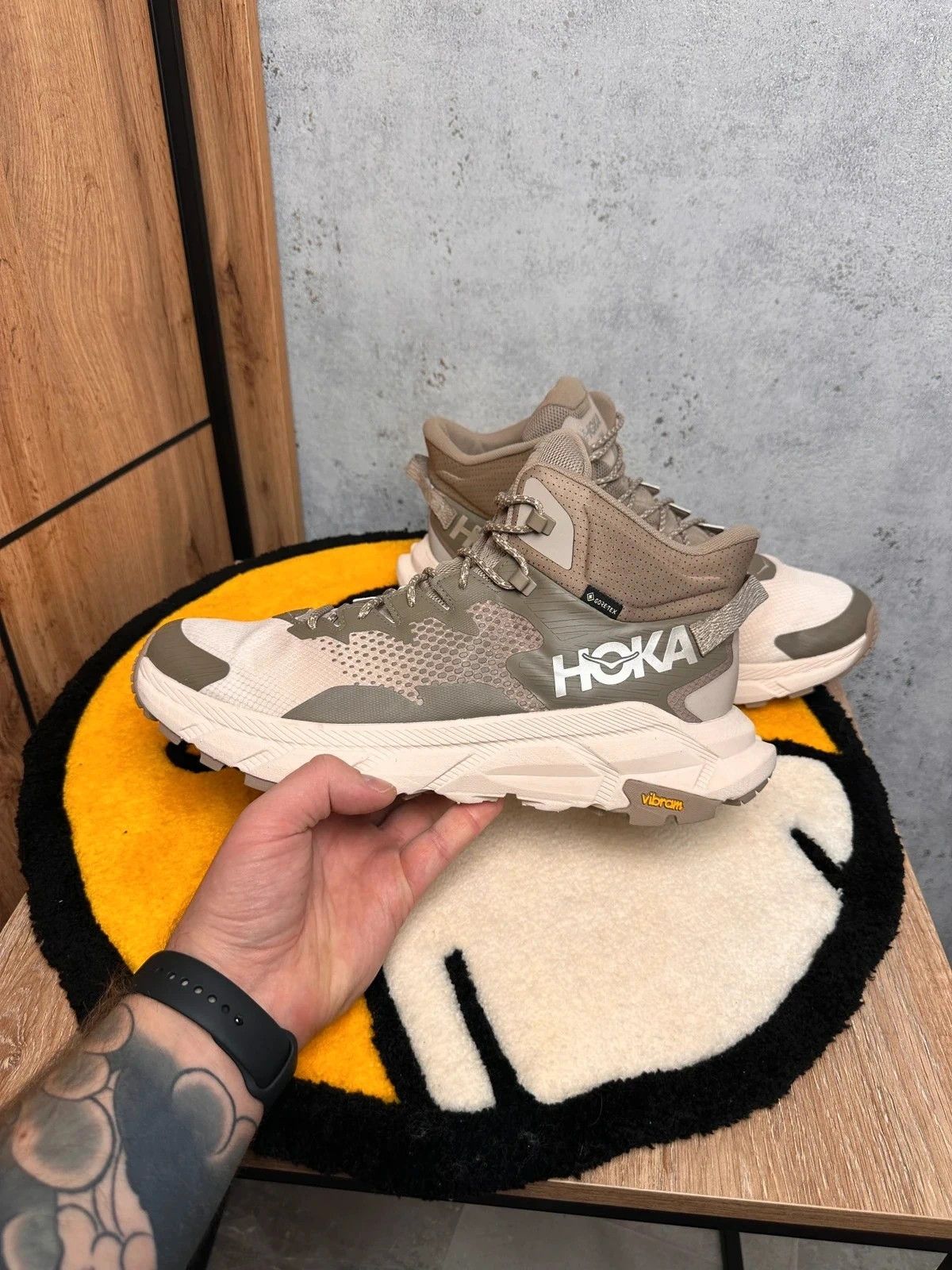 Hoka Hoka trail code gtx boots gore Tex brown men’s size US13 Size US 13 / EU 46 - 1 Thumbnail