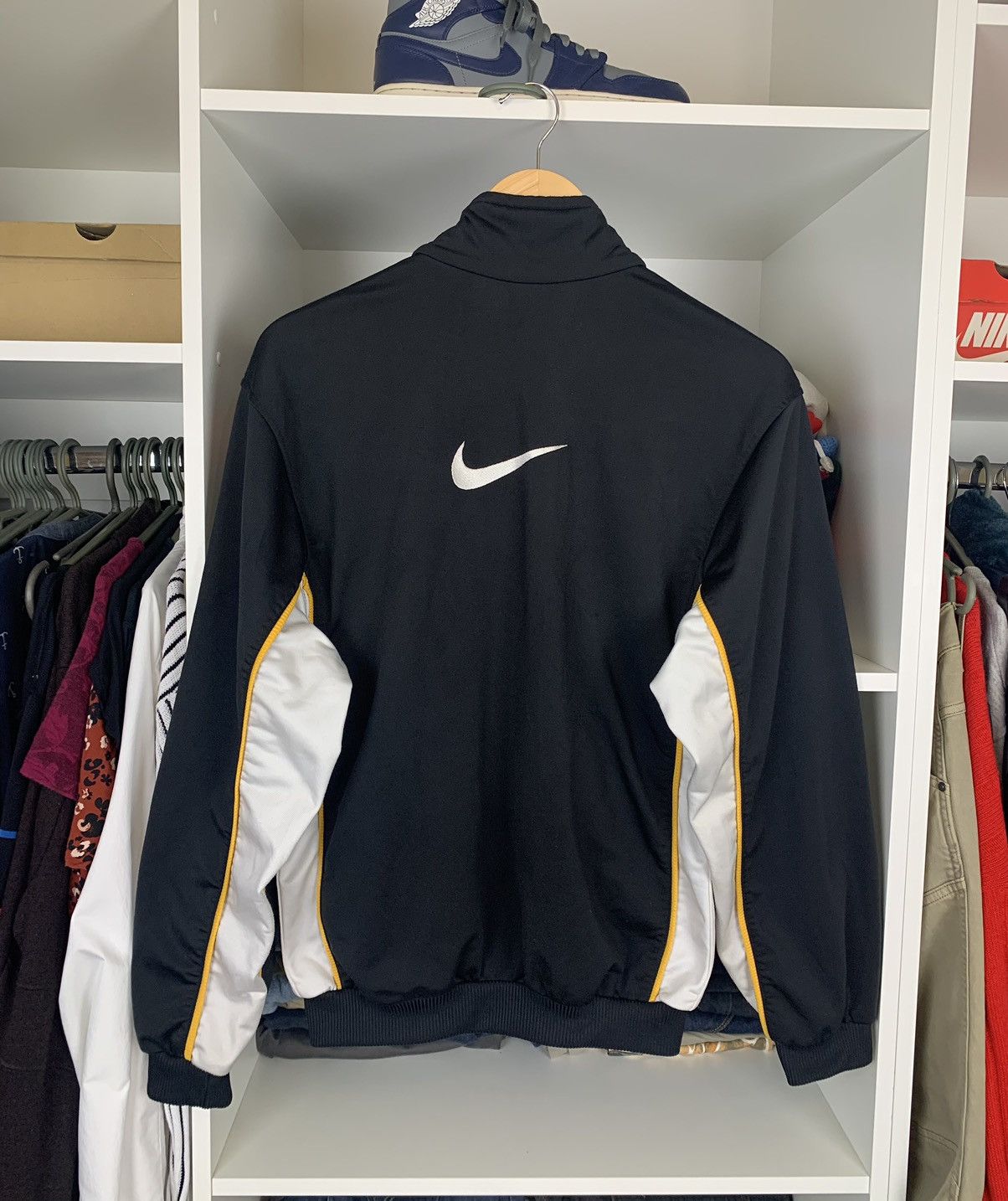 Nike × Vintage Vintage Nike Big Swoosh Olympic Jacket Size US S / EU 44-46 / 1 - 1 Thumbnail