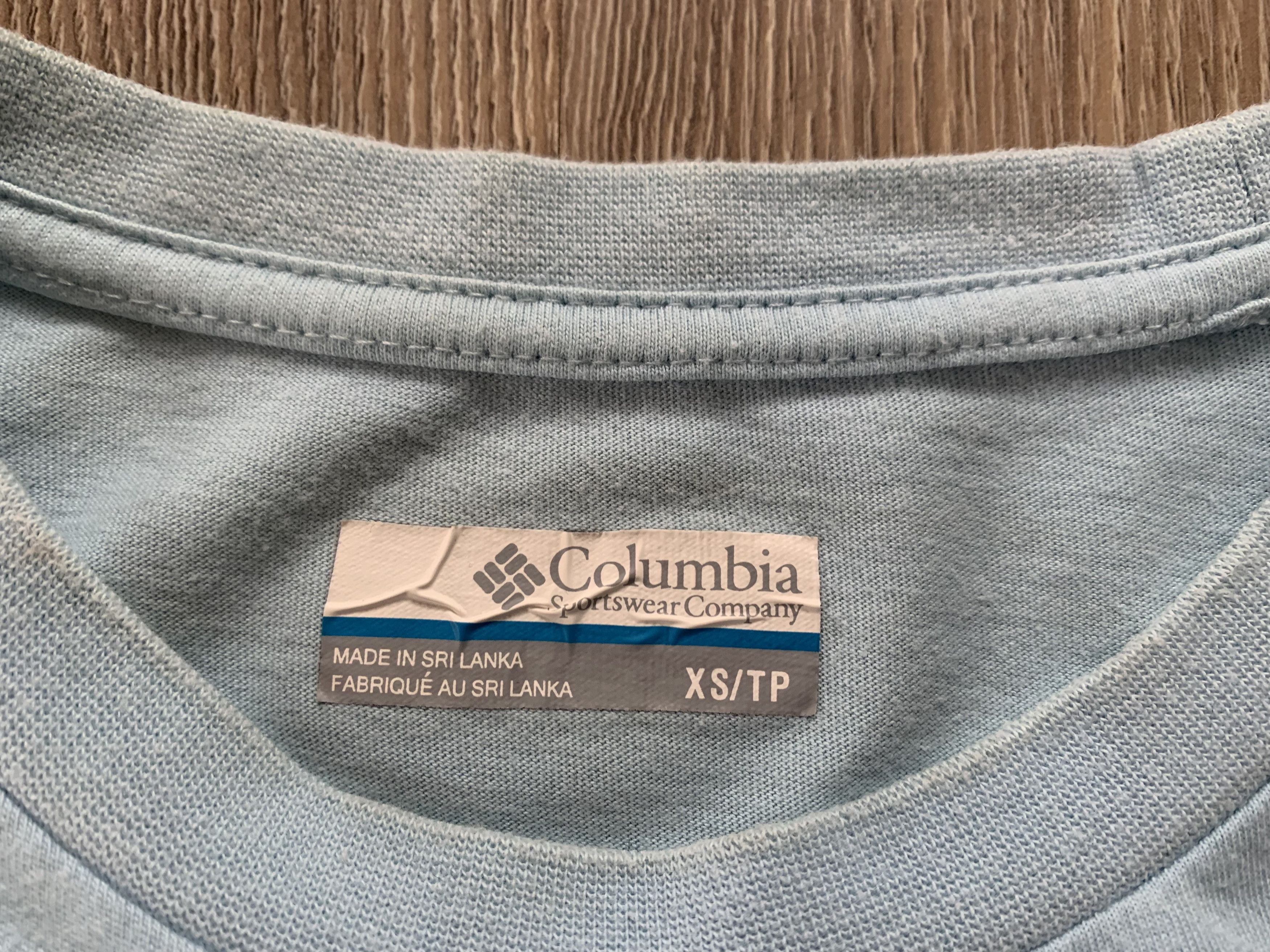 Columbia Columbia Light Blue Graphic Long Sleeve T-Shirt Size US XS / EU 42 / 0 - 6 Thumbnail