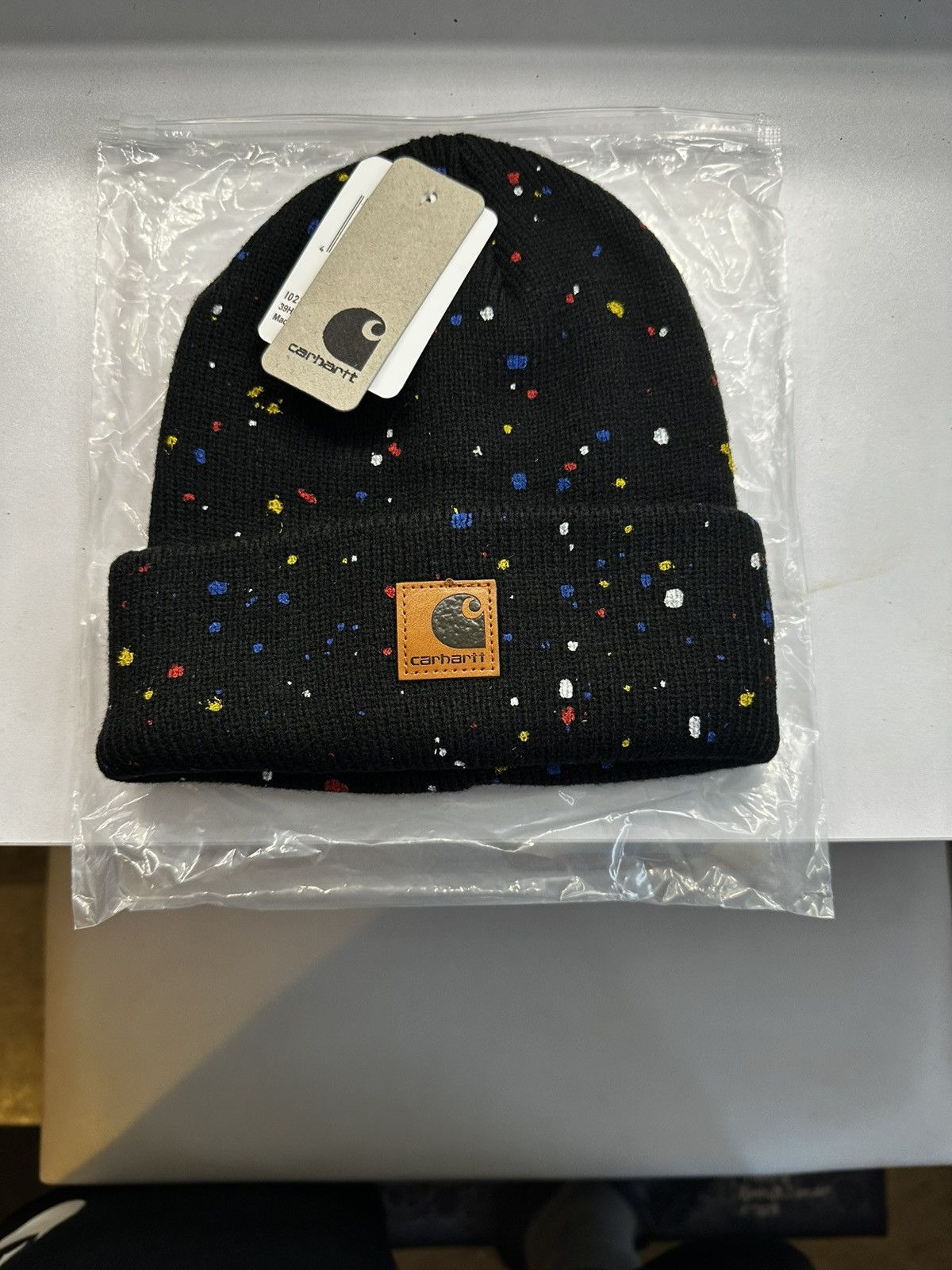 Carhartt CUSTOM brand new Carhartt beanie w/ paint splattered in bag Size ONE SIZE - 1 Thumbnail