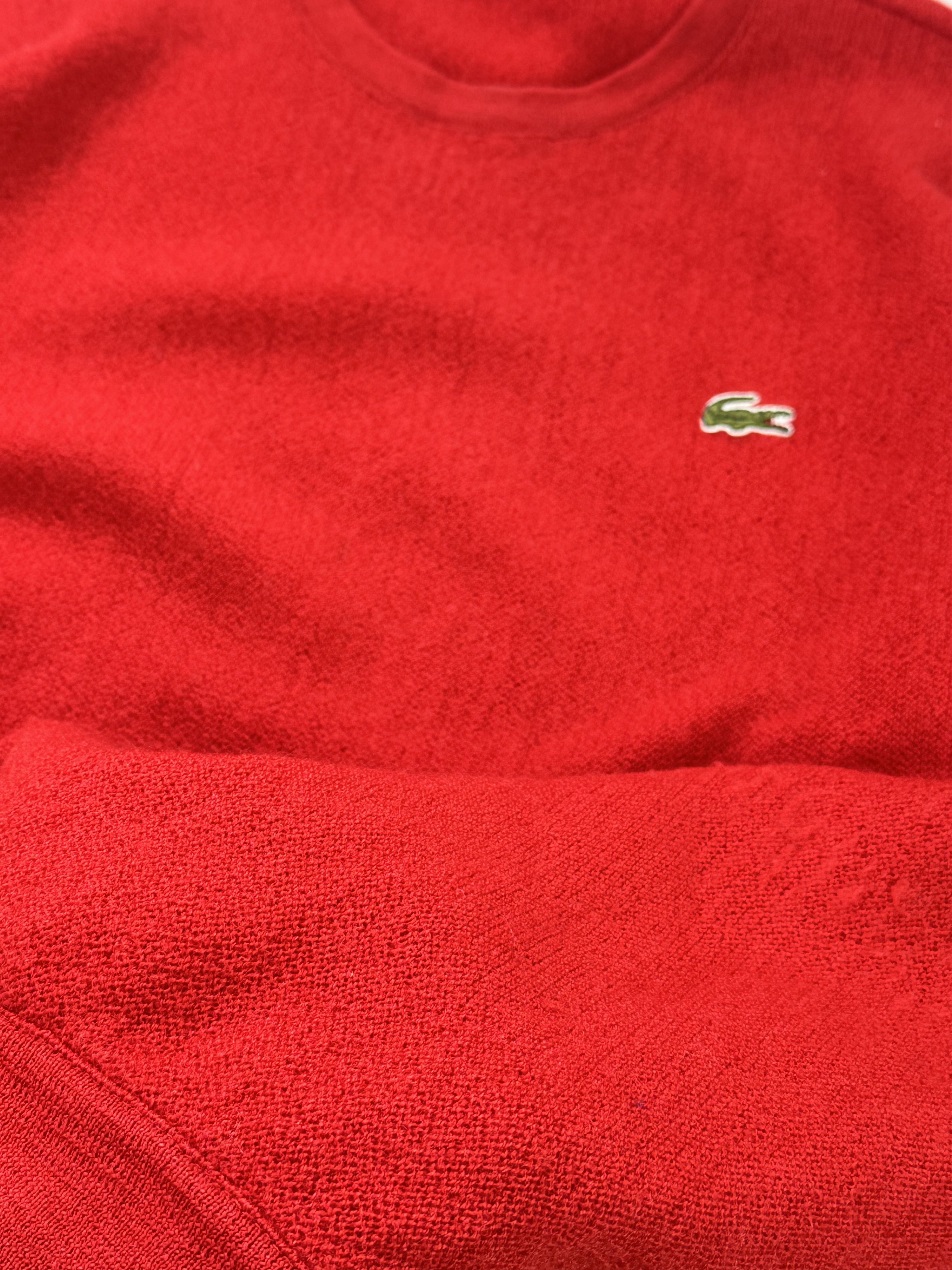 Lacoste × Vintage Lacoste wool sweater boxy fit Size US L / EU 52-54 / 3 - 6 Thumbnail