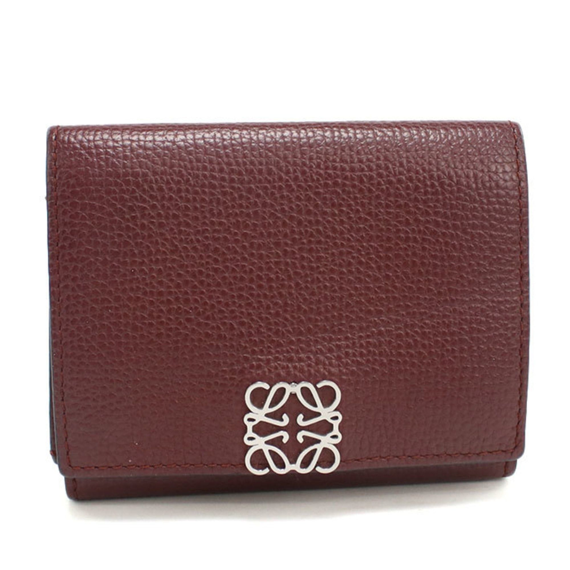 Loewe LOEWE Tri-fold Wallet C821TR2X16 Anagram Women's Wine Red Size ONE SIZE - 1 Thumbnail