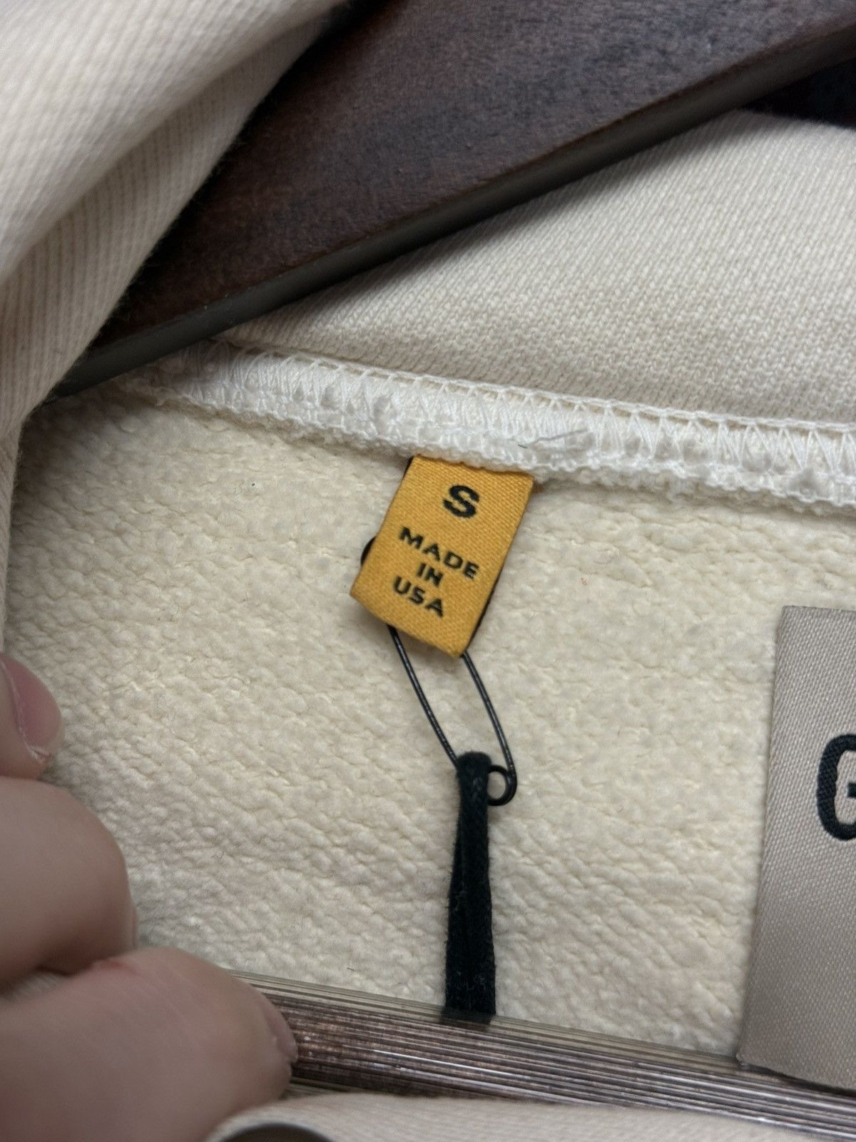 Gallery Dept. Gallery DEPT Cream Hoodie Size Small Few Marks Size US S / EU 44-46 / 1 - 15 Thumbnail