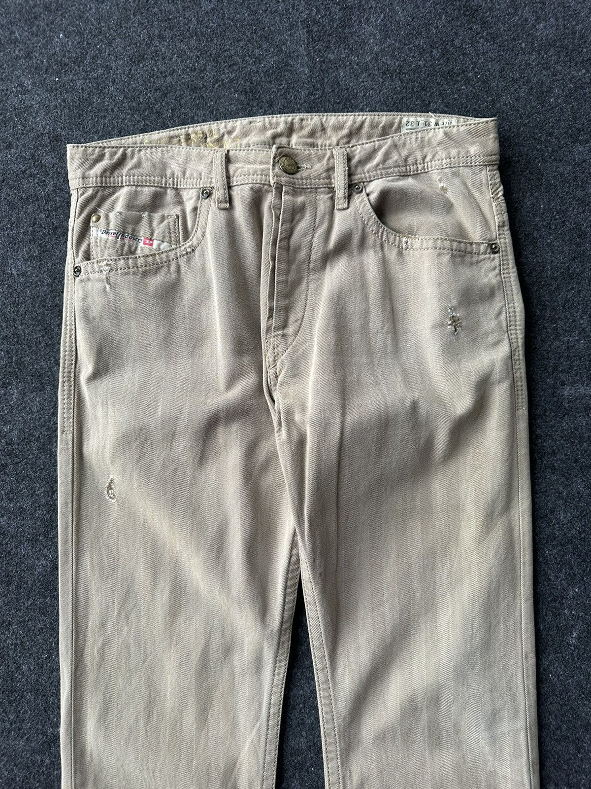 Diesel Rare Diesel Industry Italy Rare Brown Denim 31x34 D200 Size US 31 - 3 Thumbnail