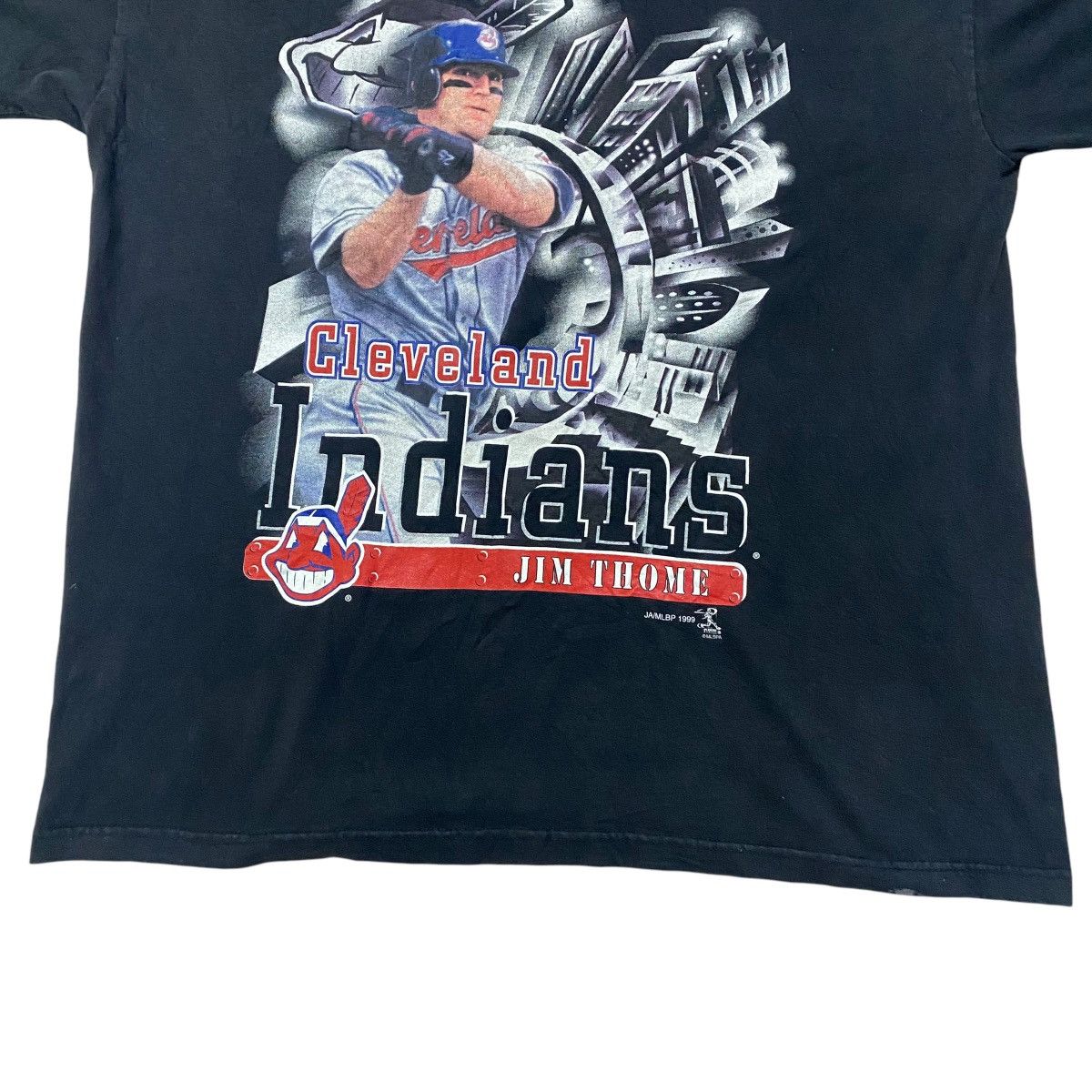 Vintage ©️1999 Cleveland Indians Jim Thome Shirt Size US XL / EU 56 / 4 - 5 Thumbnail