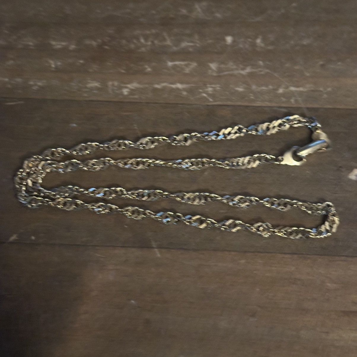 Vintage Vintage gold tone twisted chain necklace Size ONE SIZE - 2 Thumbnail