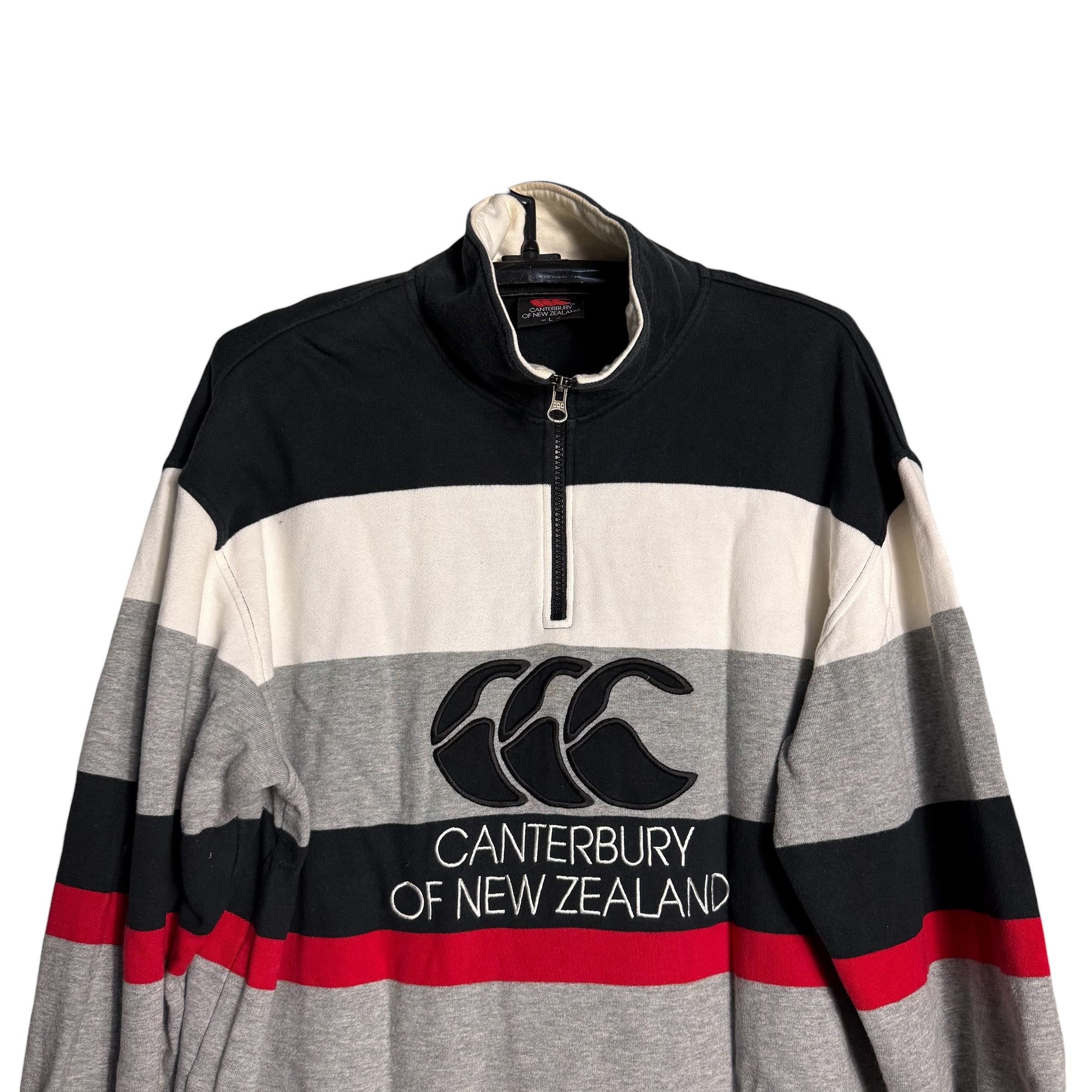 Canterbury of New Zealand 🔥RARE🔥Vintage Canterbury Of New Zealand Striped Sweatshirt Size US L / EU 52-54 / 3 - 2 Thumbnail