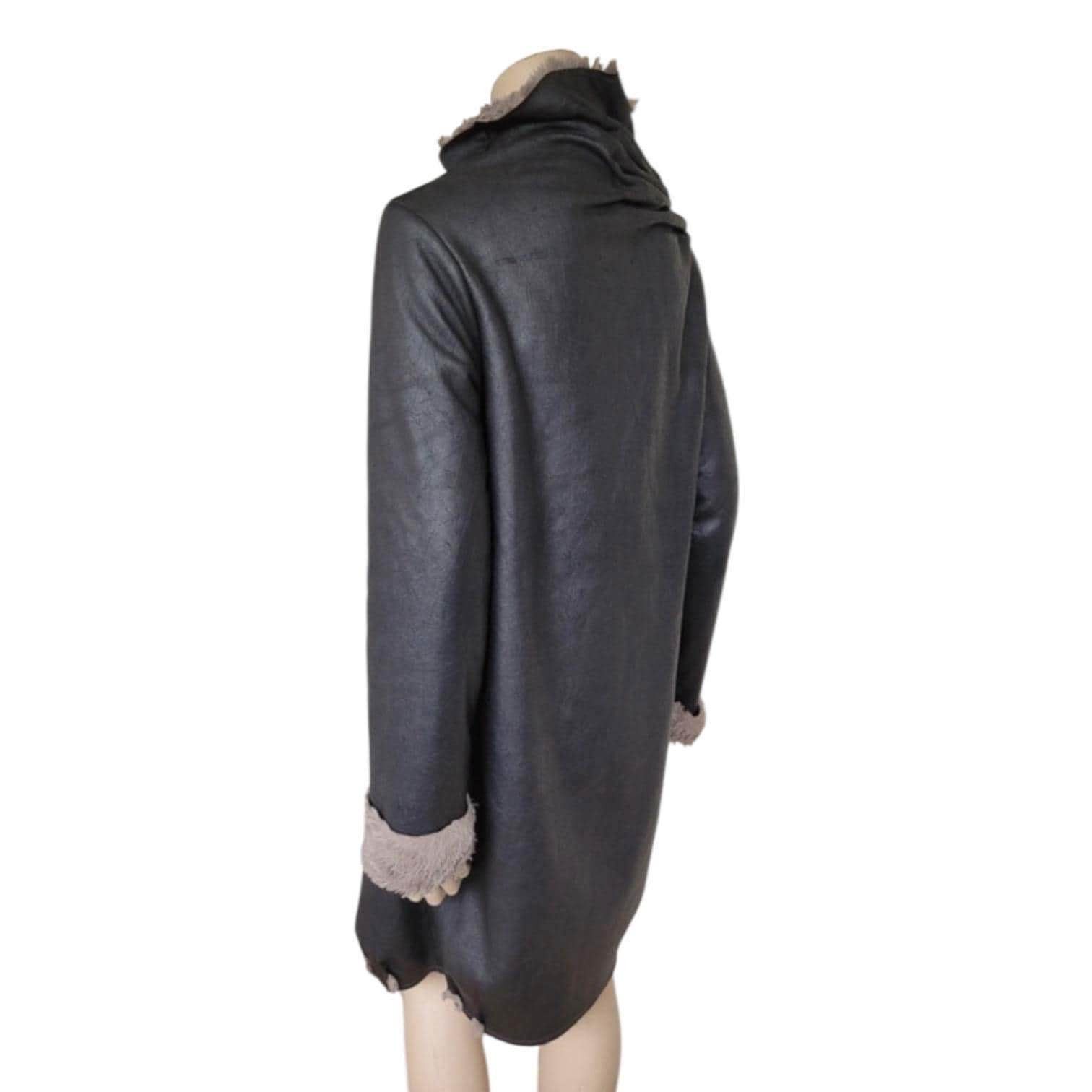 Cop Copine The Cop Copine Draped Slouchy Long Fur Coat Size ONE SIZE - 9 Thumbnail