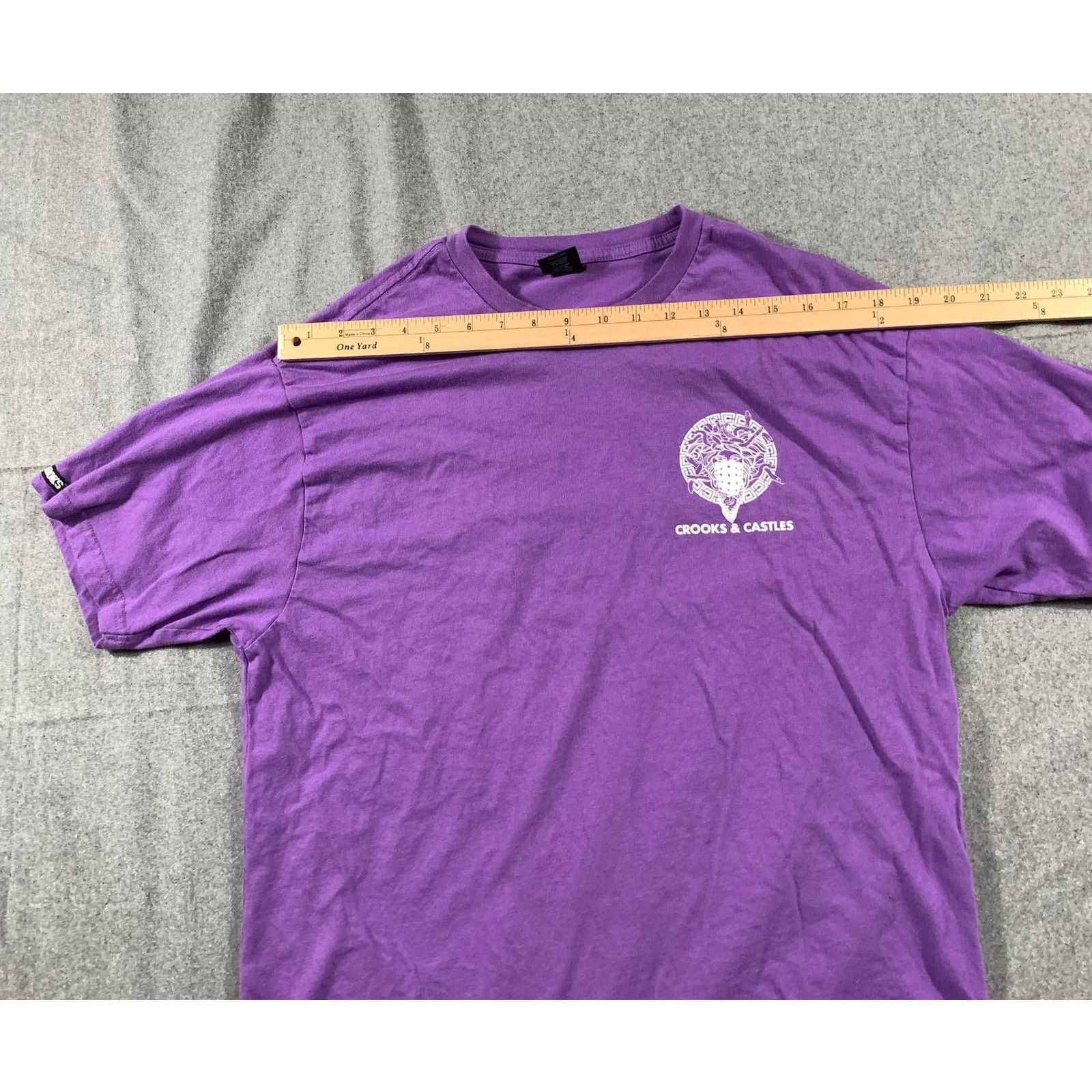 Crooks & Castles Crooks & Castles Shirt Adult Large Purple Casual T Size US L / EU 52-54 / 3 - 5 Thumbnail