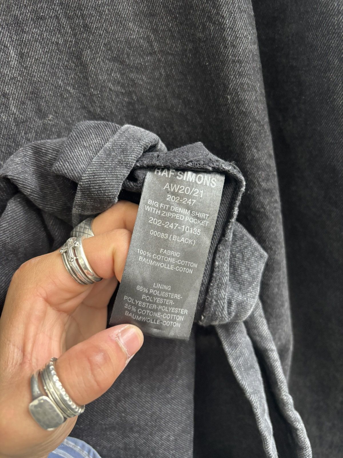 Raf Simons Raf Simons AW20 -21 life on Mars oversized denim jacket Size US M / EU 48-50 / 2 - 10 Thumbnail