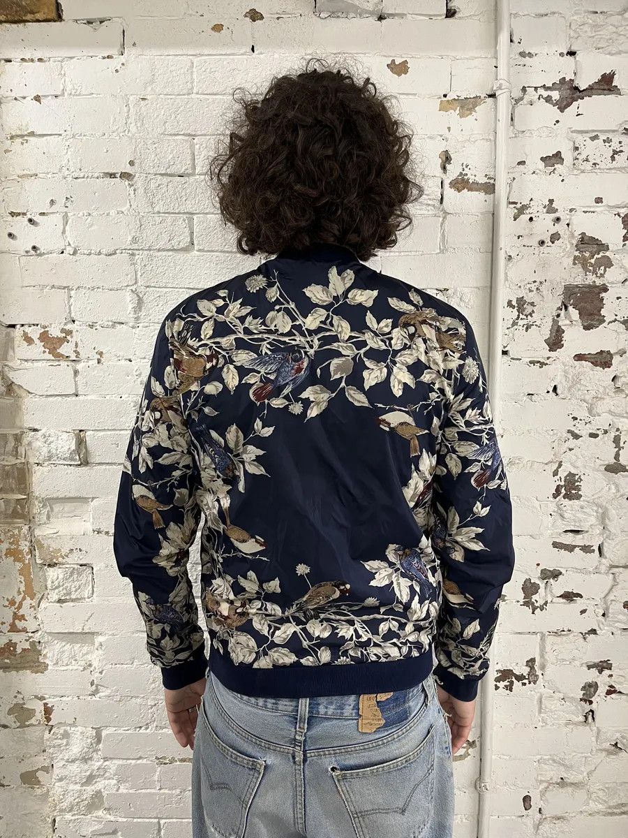 Dolce & Gabbana SS2016 Dolce & Gabbana Navy Floral Light Nylon Windbreaker Jacket Size US S / EU 44-46 / 1 - 5 Thumbnail