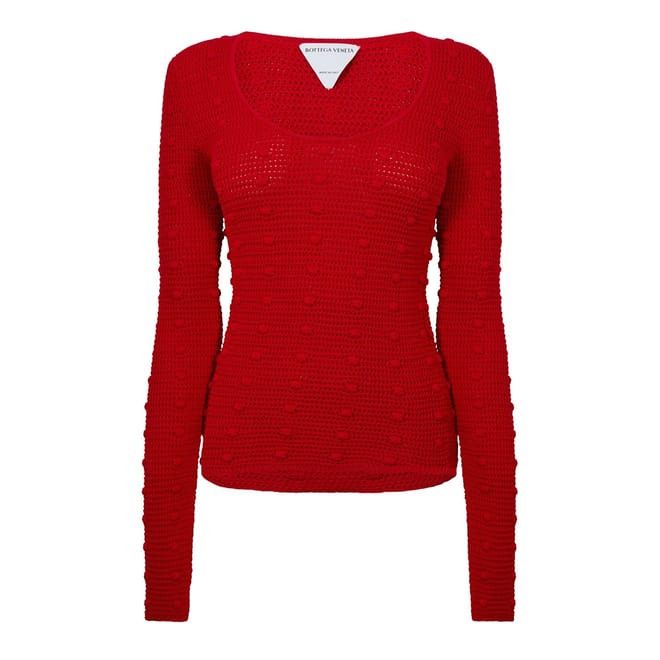 Bottega Veneta Bottega Veneta Scoop Neck Regular Fit Sweater in Multi Size S / US 4 / IT 40 - 1 Thumbnail