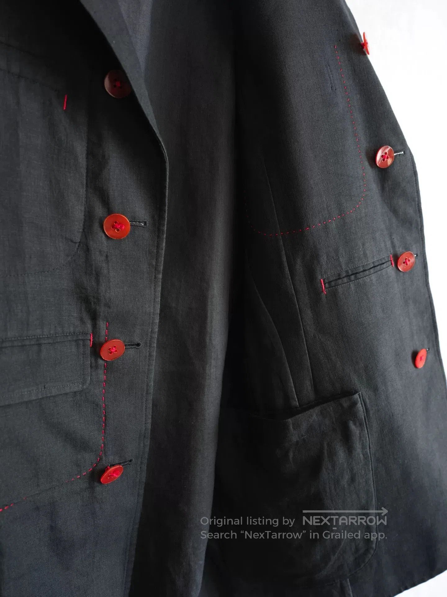 Yohji Yamamoto Yohji Yamamoto 05SS Linen Jacket. Size US M / EU 48-50 / 2 - 6 Thumbnail