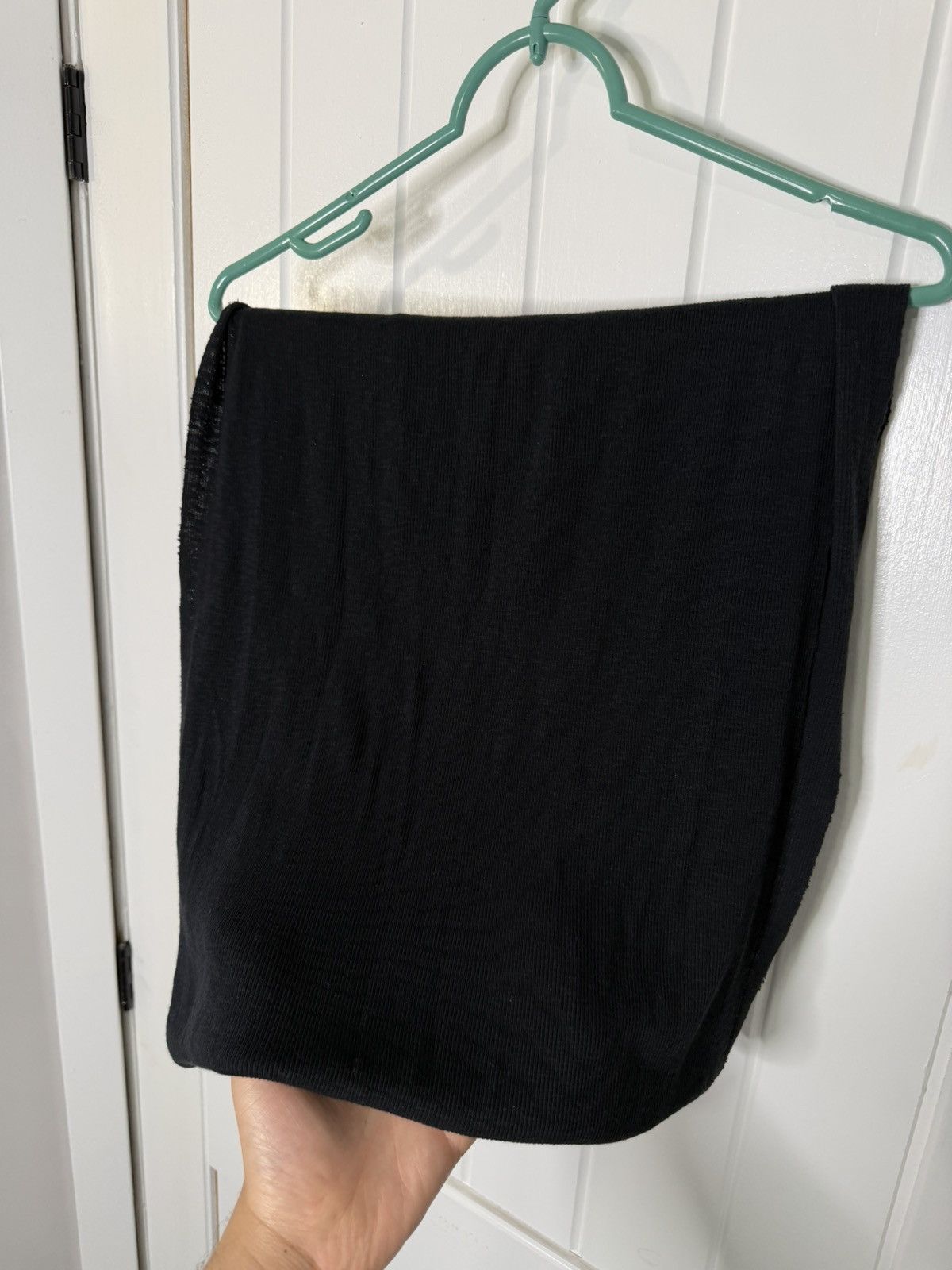 Other Black Ribbed Male Halo Turban 78x18 length Size ONE SIZE - 2 Thumbnail
