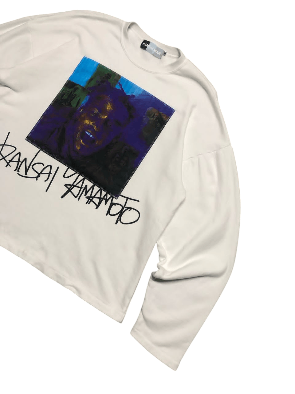 Kansai Yamamoto 90s Kansai Yamamoto Script Man Photo Sweatshirt Size US M / EU 48-50 / 2 - 5 Thumbnail
