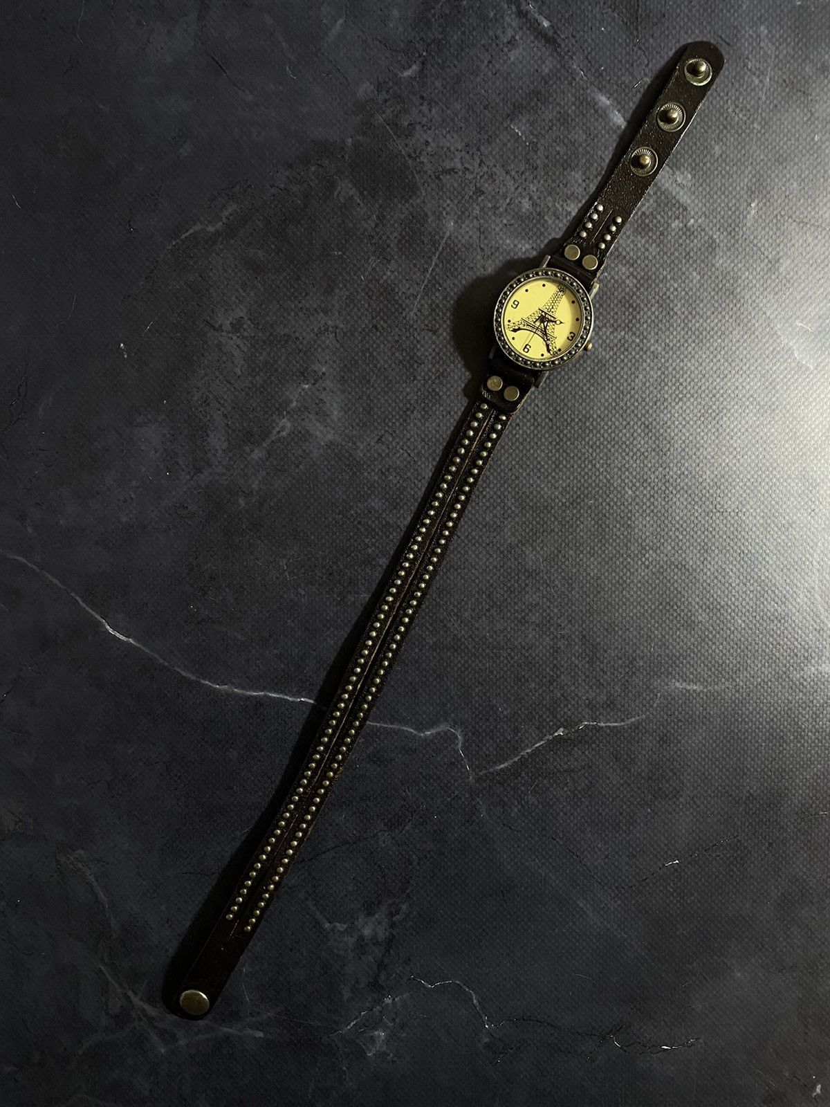 Japanese Brand × Vintage Stylish Eiffel Tower Dial Watch Japanese Brand ✨ Size ONE SIZE - 6 Thumbnail