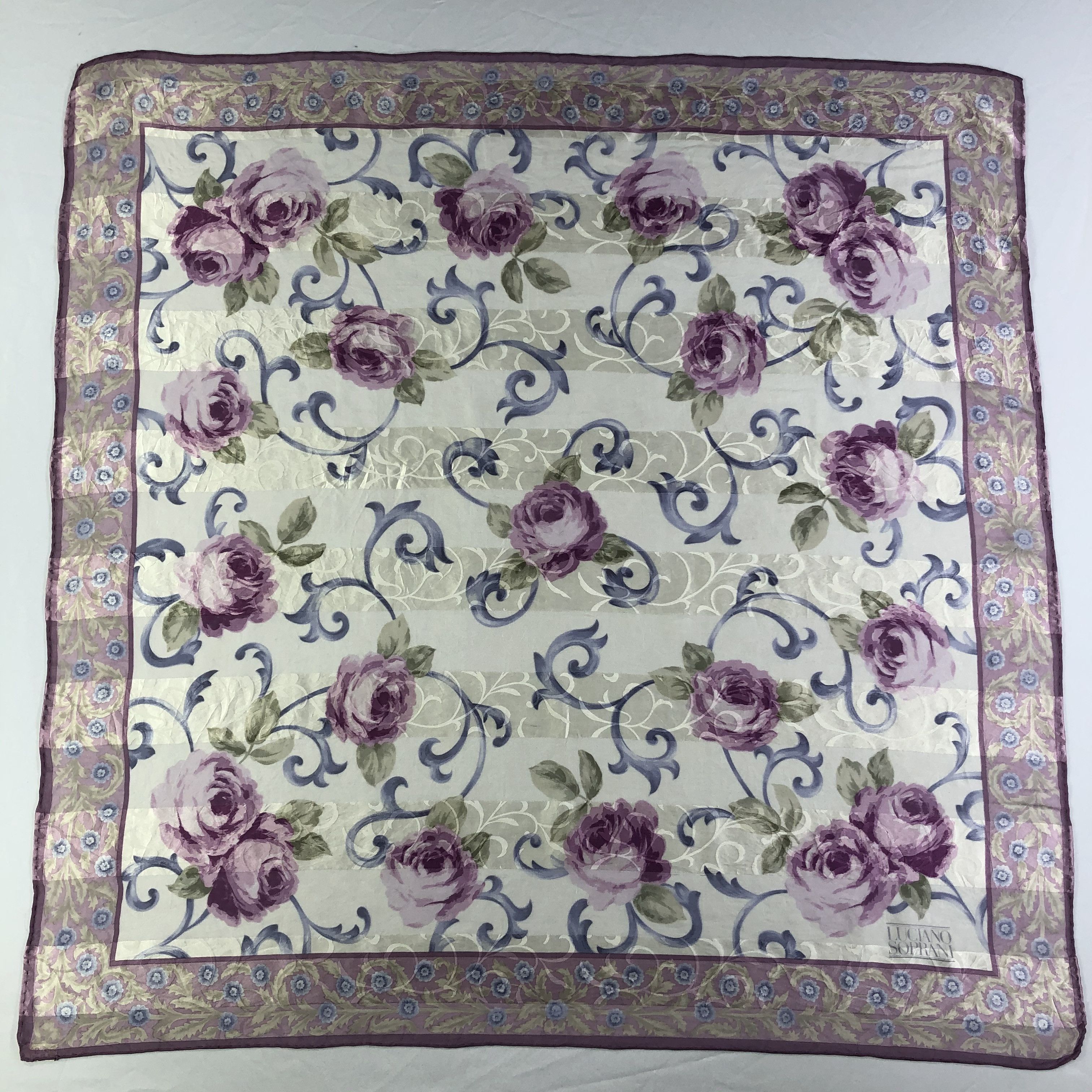 Vintage Vintage Luciano Soprani Silk Scarf Size ONE SIZE - 2 Thumbnail