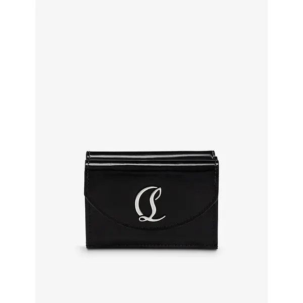 o1bcso1str0825 Size:OS/ Patent Leather Wallet in Black