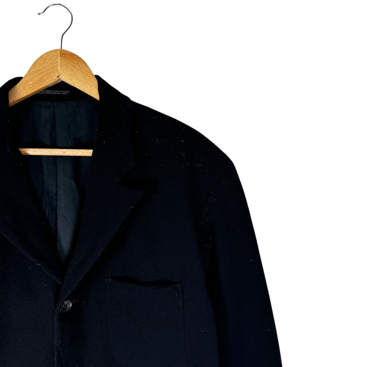 Yohji Yamamoto 🌟YOHJI YAMAMOTO POUR HOMME SIGNATURE AW87 WOOL BLAZER COAT Size US M / EU 48-50 / 2 - 6 Thumbnail