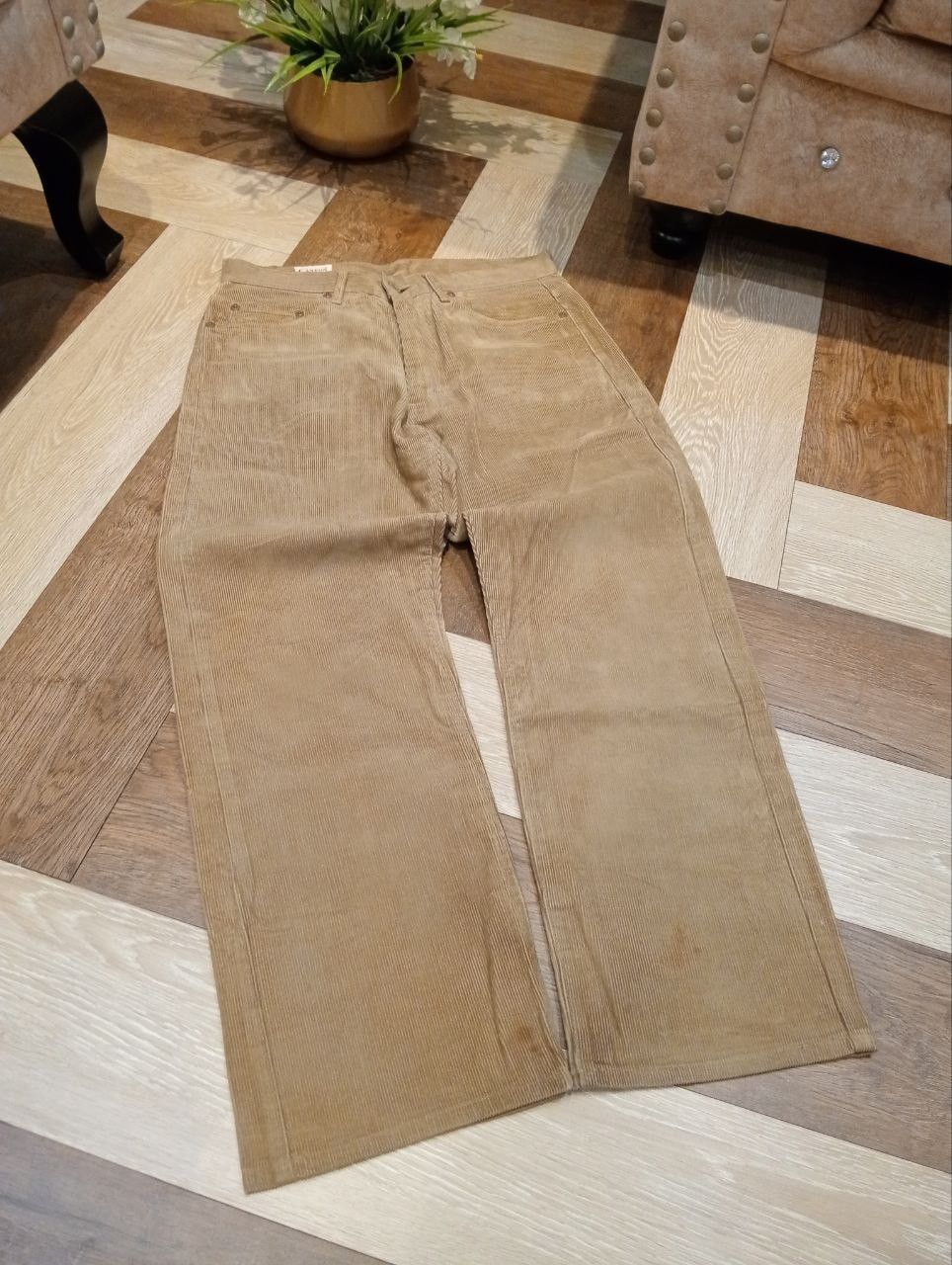 Vintage CANTON LOT 518 SANFORIZED UNION MADE CORDUROY PANTS Size US 30 / EU 46 - 3 Thumbnail