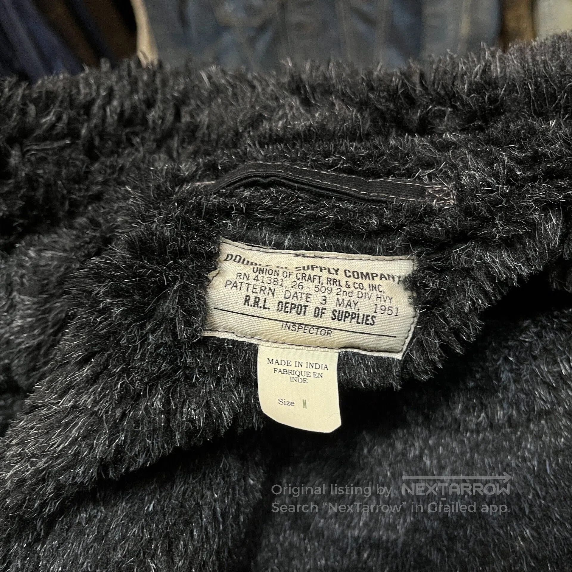 RRL Ralph Lauren RRL Faux Fur Jacket for Autumn Winter. Size US M / EU 48-50 / 2 - 3 Thumbnail