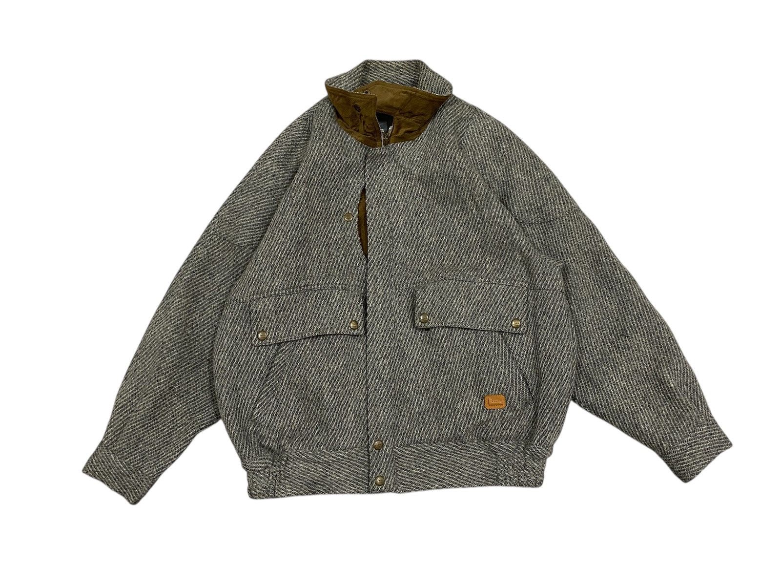 Lancel Vintage Lancel Wool Jacket Issey Miyake Style Size US L / EU 52-54 / 3 - 1 Thumbnail