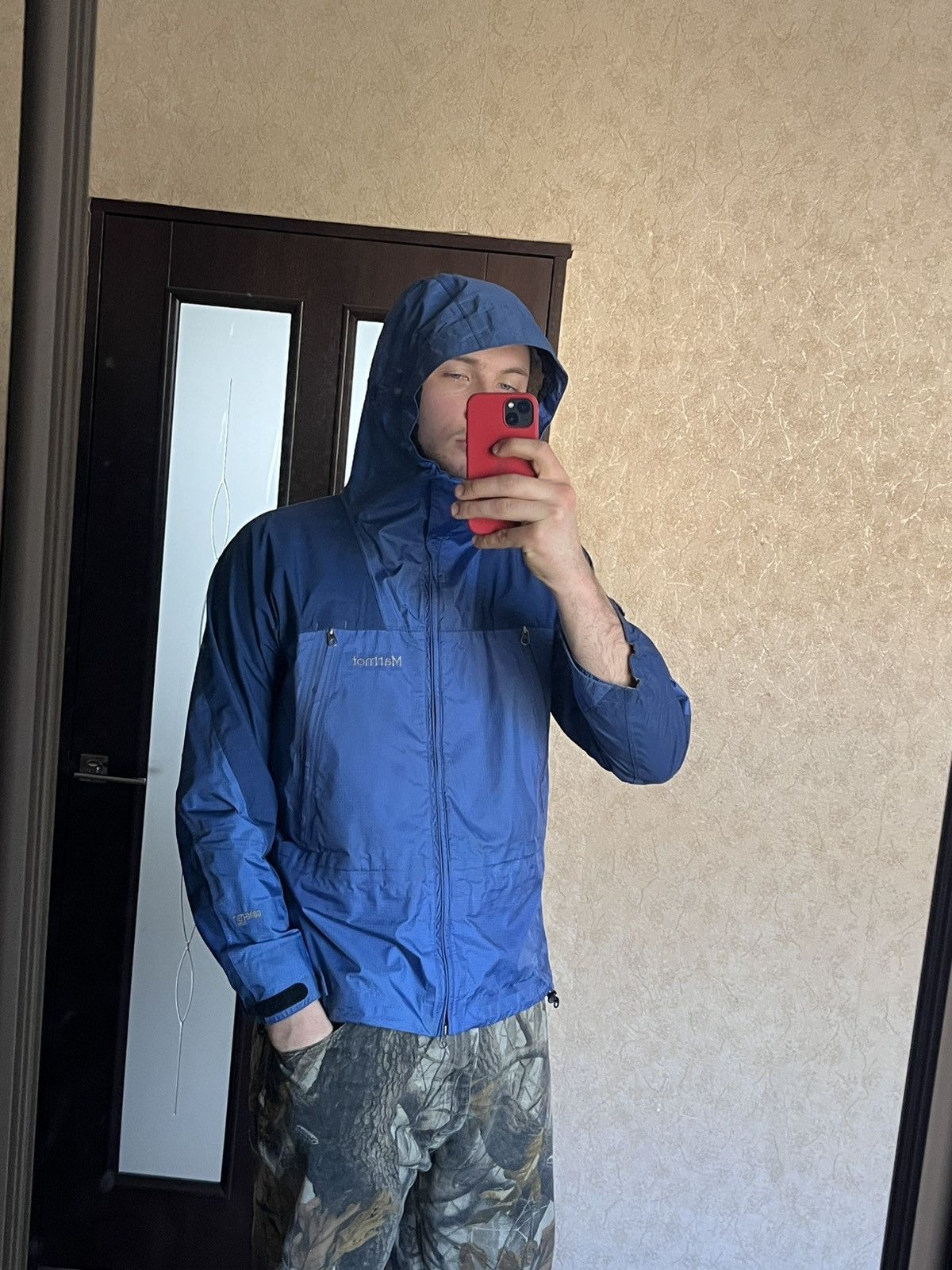Marmot × Vintage Vintage Marmot GoreTex Jacket windbreaker Waterproof blue Size M / US 6-8 / IT 42-44 - 2 Thumbnail