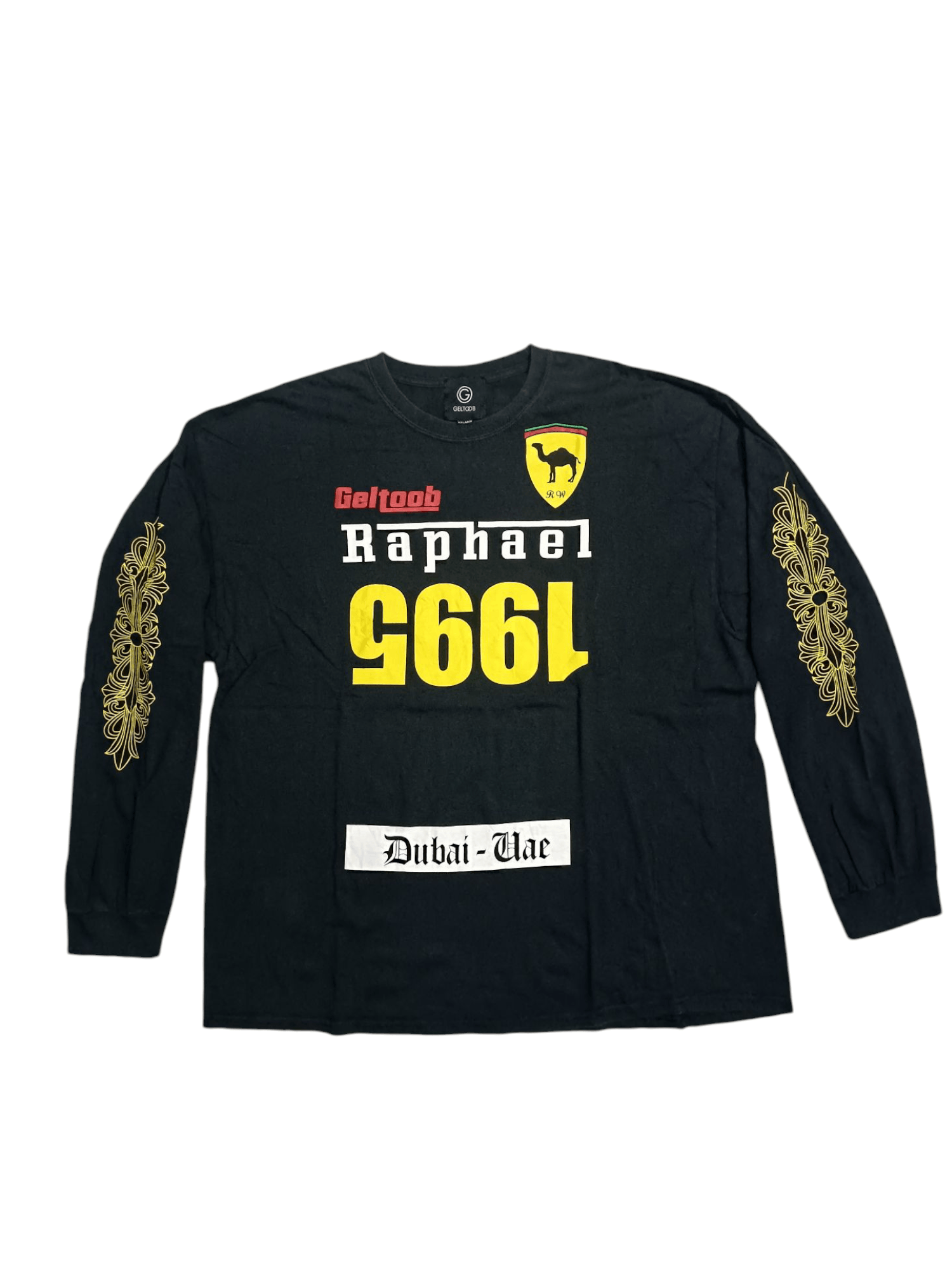 Japanese Brand Geltoob Long sleeve T-shirt RAPHAEL Hiphop Street Fashion Size US XXL / EU 58 / 5 - 4 Thumbnail