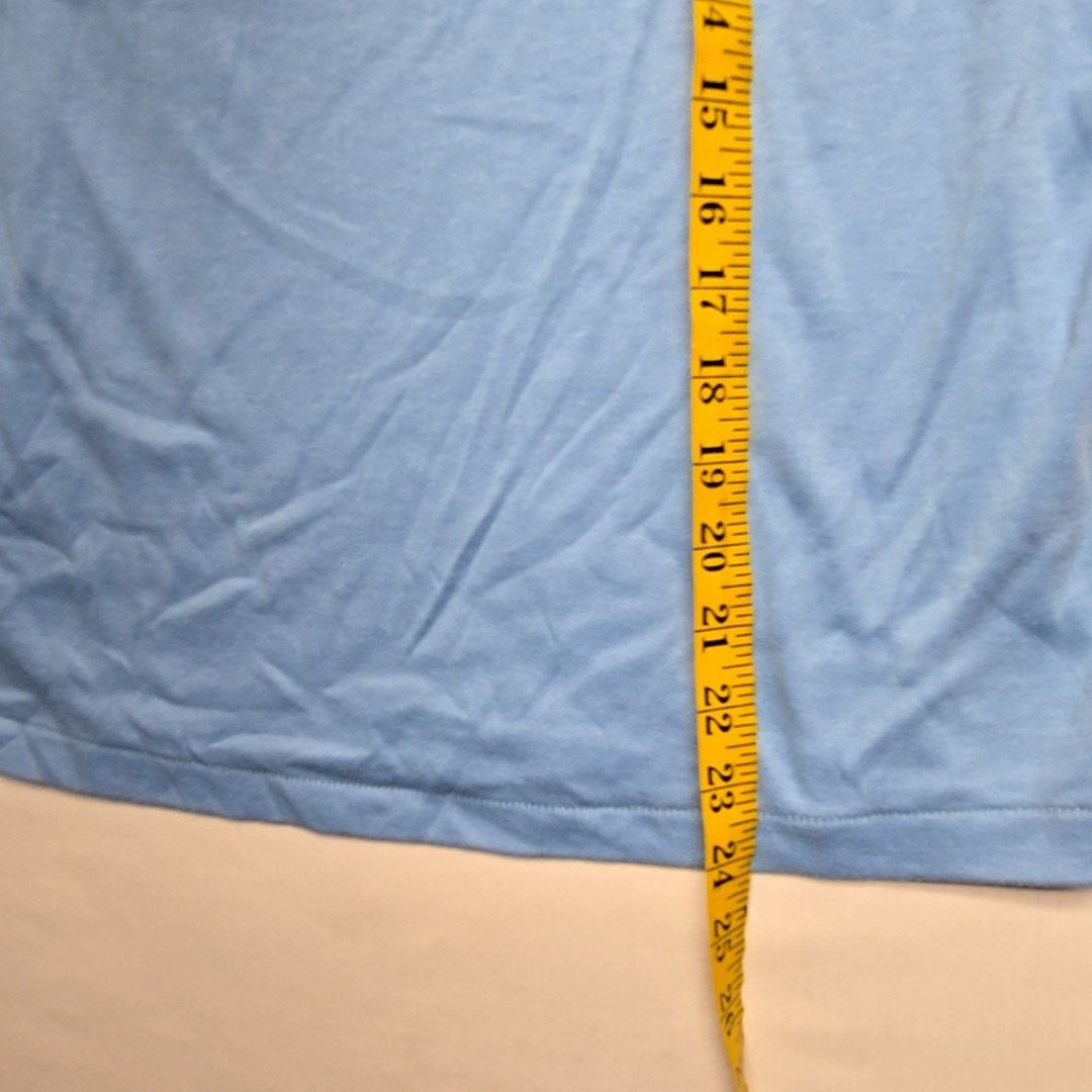 Vintage Vintage Montana Graphic Tee Le Riche Blue White L Shirt Size L / US 10 / IT 46 - 9 Thumbnail