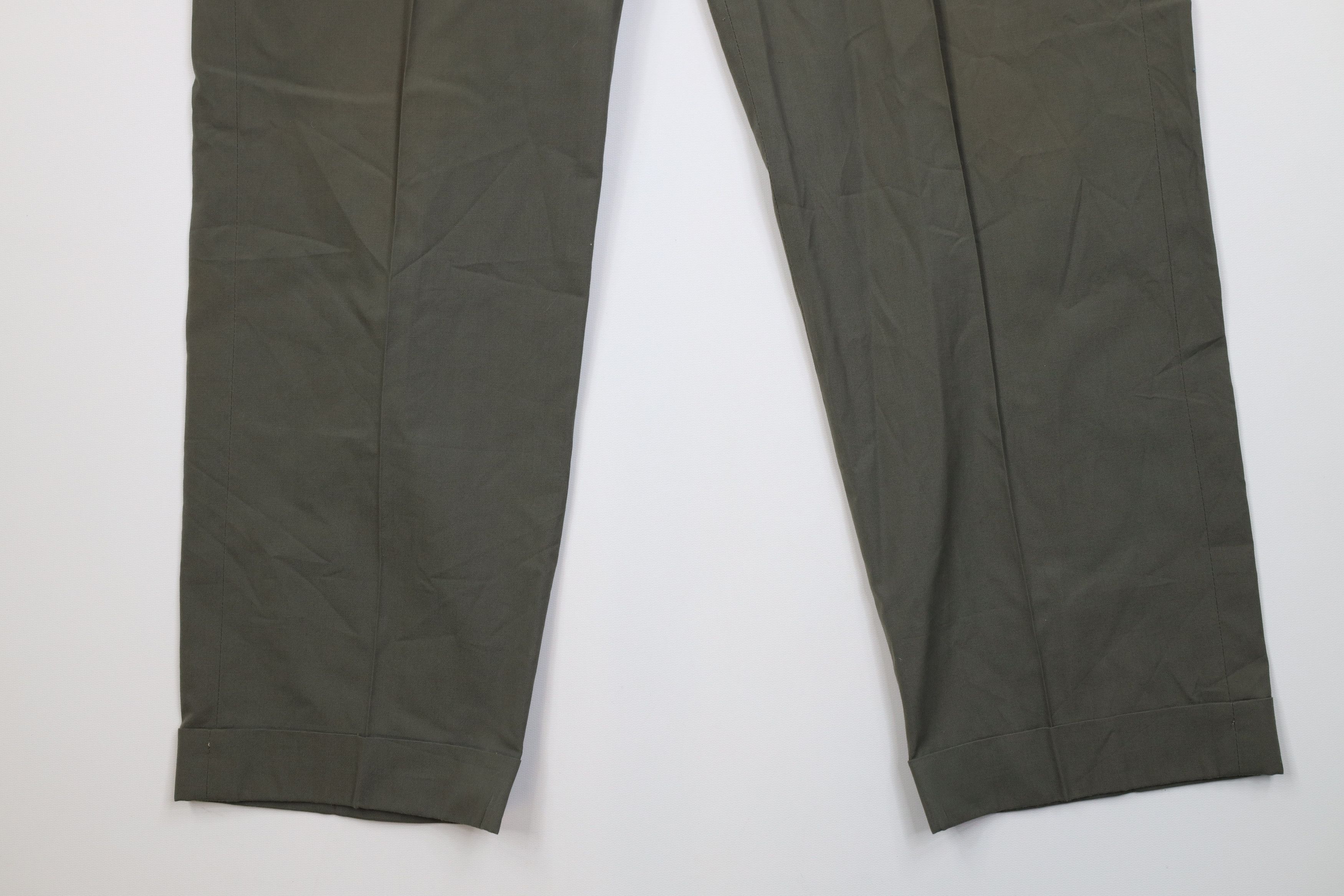 Vintage Vintage 50s Streetwear Lightweight Chino Pants Green USA Size US 34 / EU 50 - 4 Thumbnail