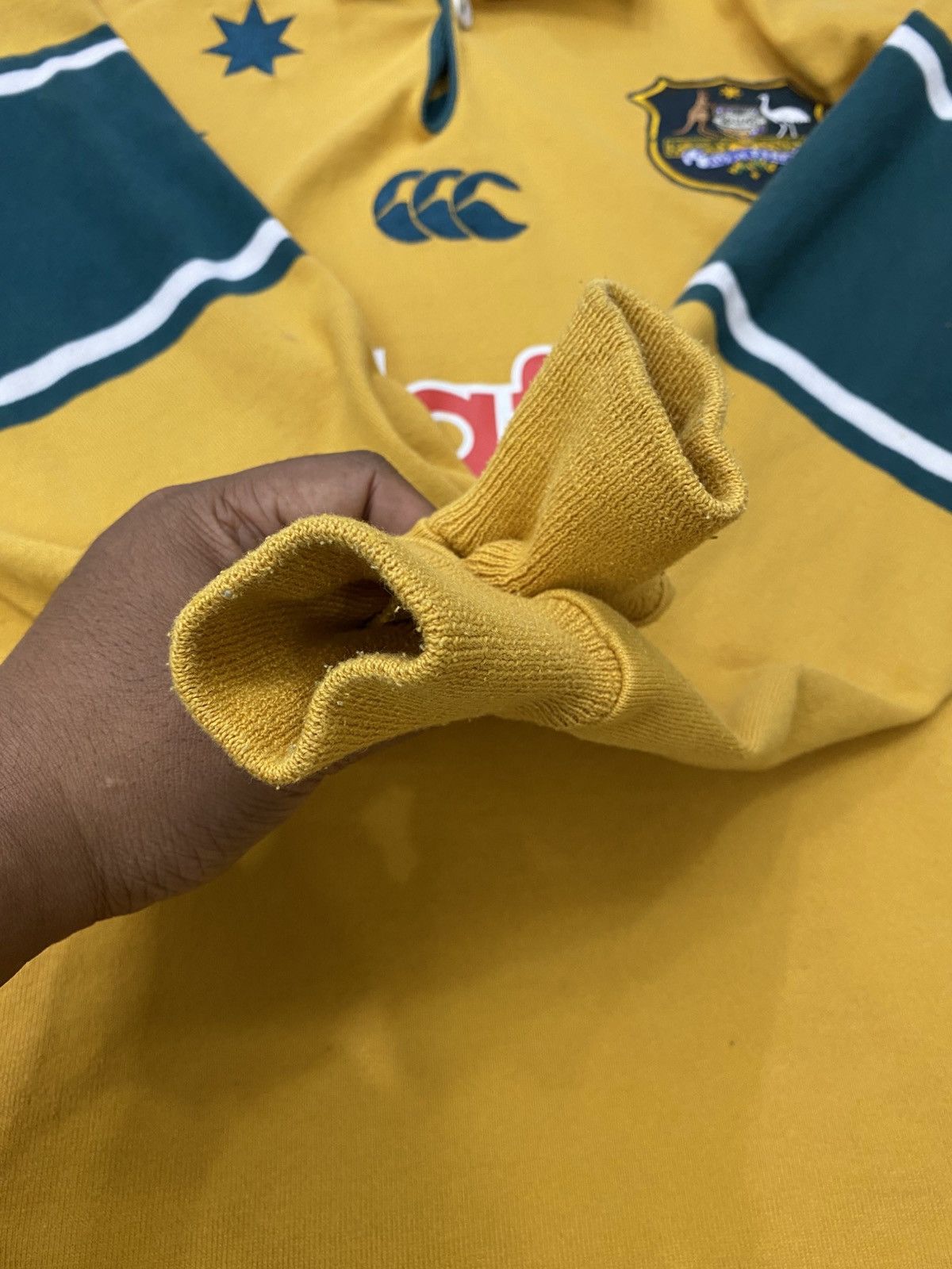 Canterbury of New Zealand × Vintage Vtg 90s Canterbury Australia Wallabies rugby jersey Size US XL / EU 56 / 4 - 7 Thumbnail