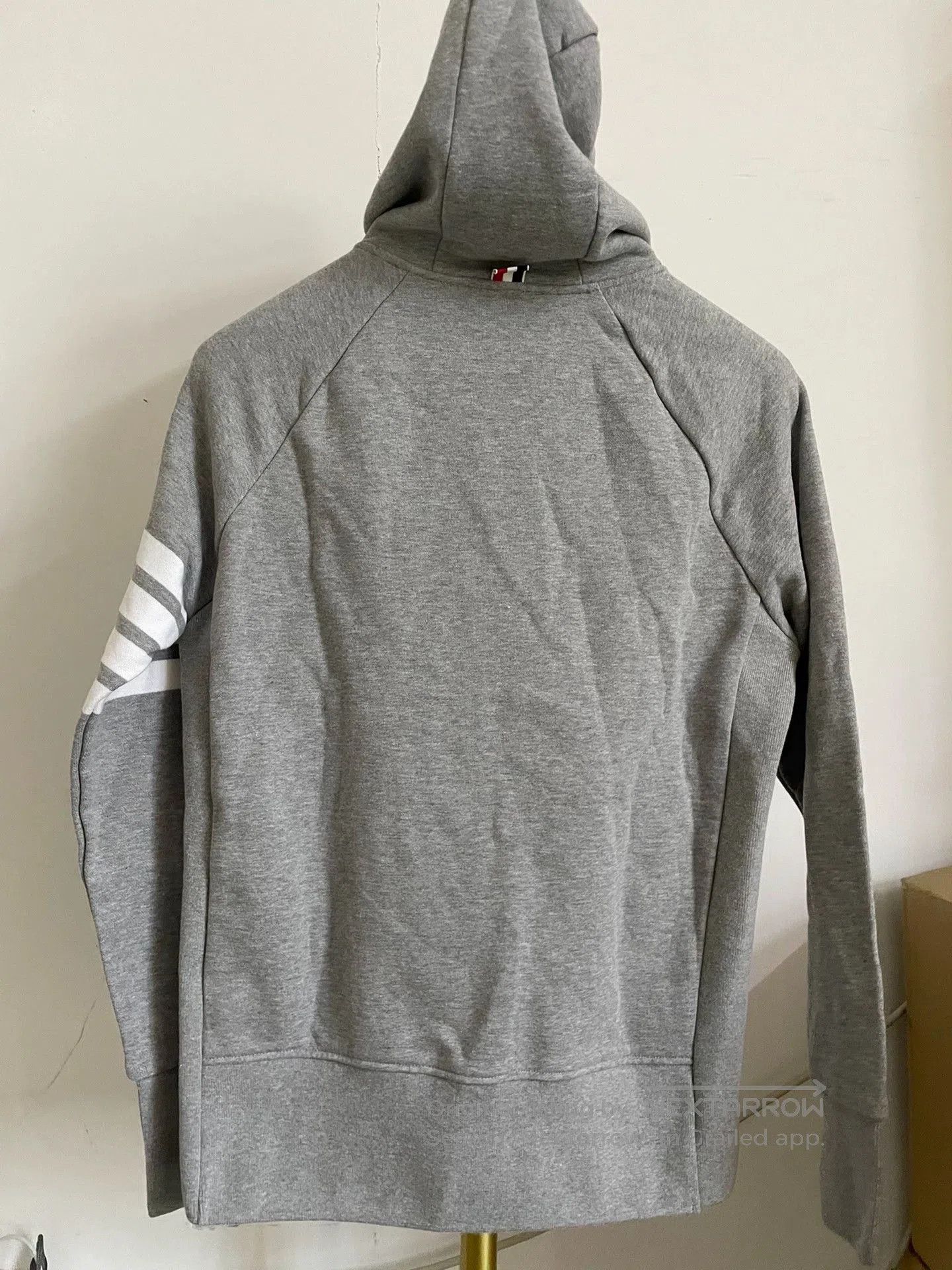 Thom Browne thom browne gray hoodie with zipper. Size US M / EU 48-50 / 2 - 9 Thumbnail