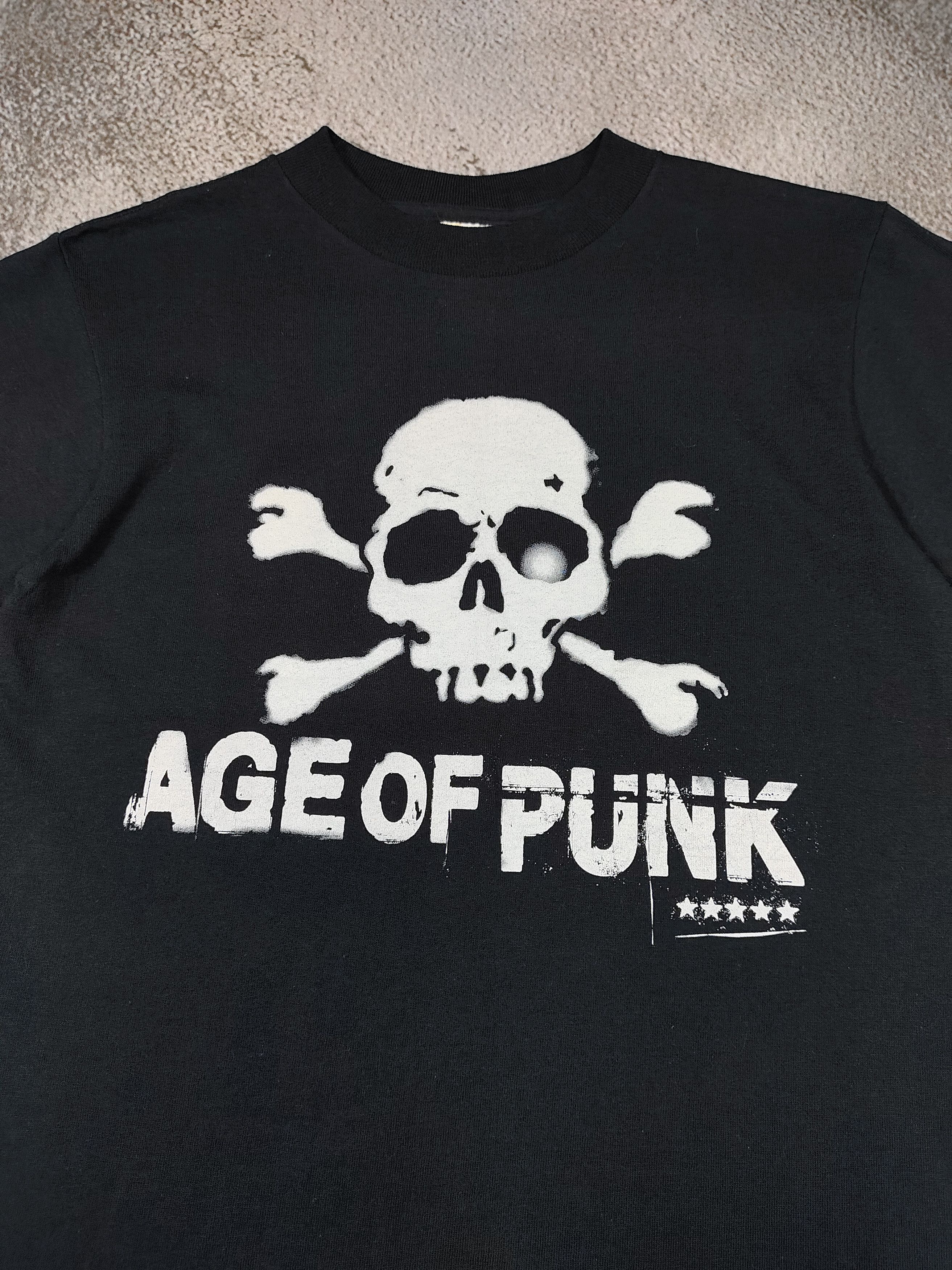 Band Tees 90s Age Of Punk Skull Graphic Streetwear Baby Tee Size US S / EU 44-46 / 1 - 2 Thumbnail