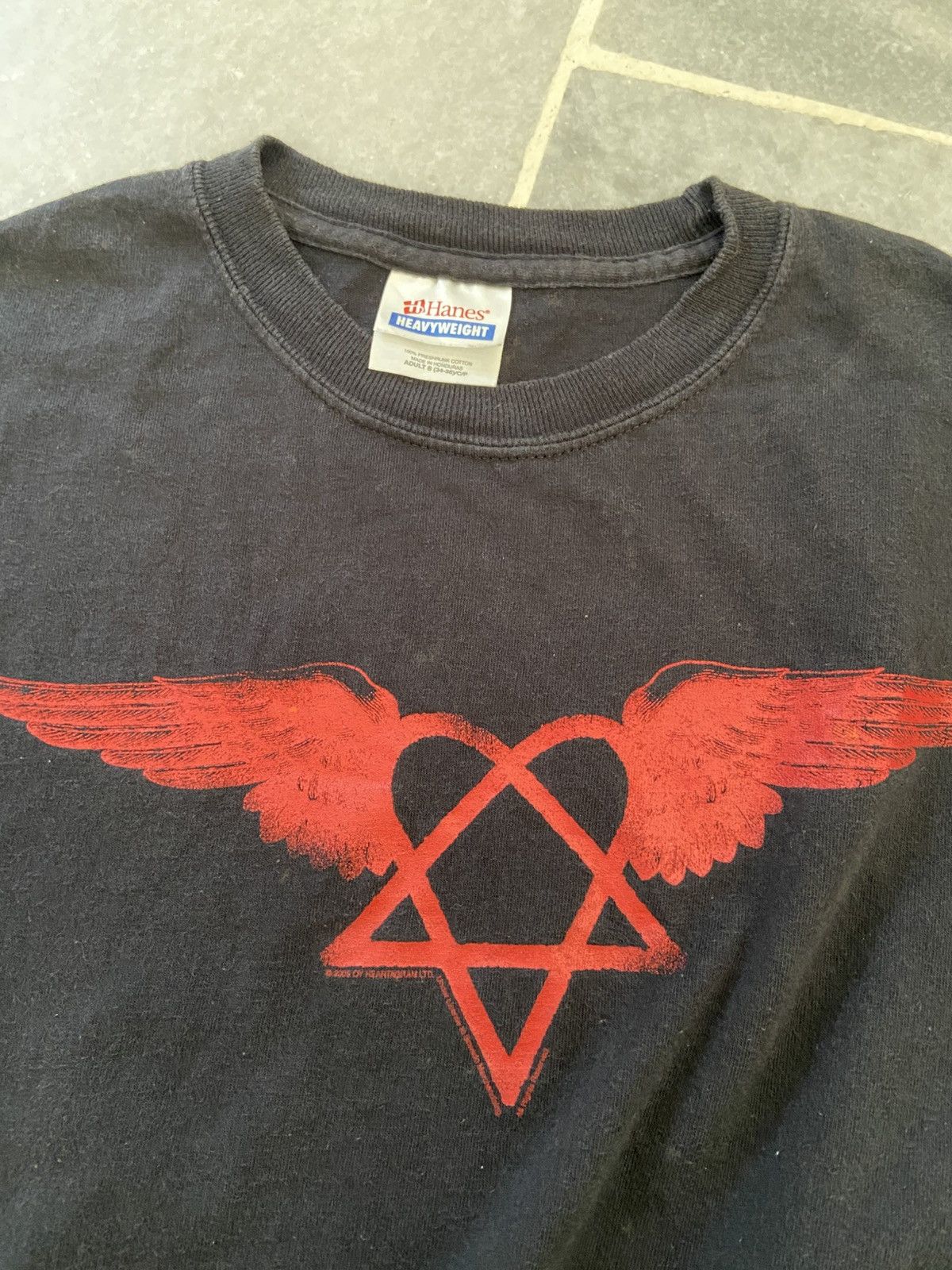 Band Tees × Vintage Vintage HIM 2005 Heartagram Tee band Metal Size US S / EU 44-46 / 1 - 7 Thumbnail