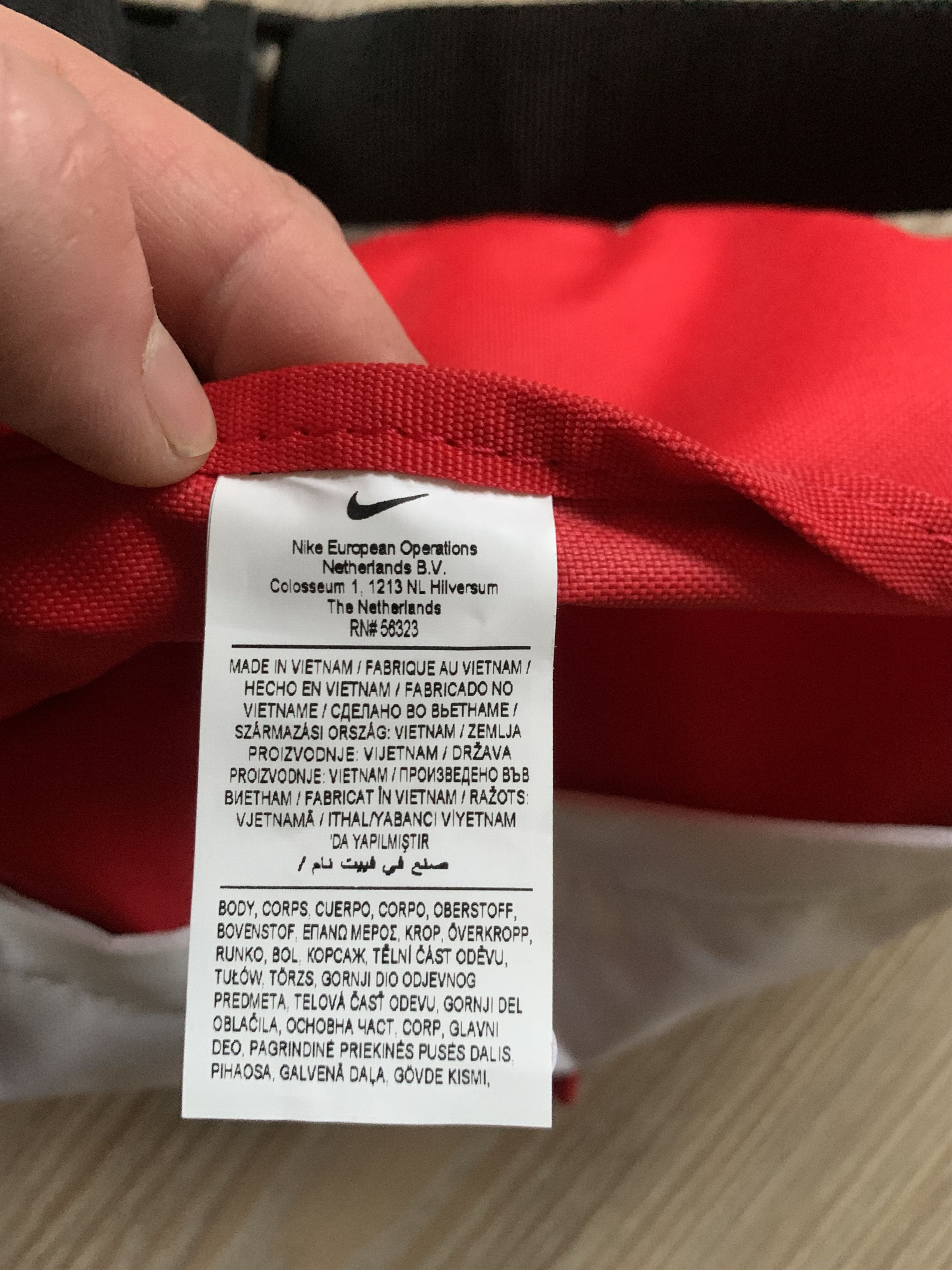 Nike Nike Air Heritage Hip Pack Waist Bag Unisex Red Size ONE SIZE - 6 Thumbnail