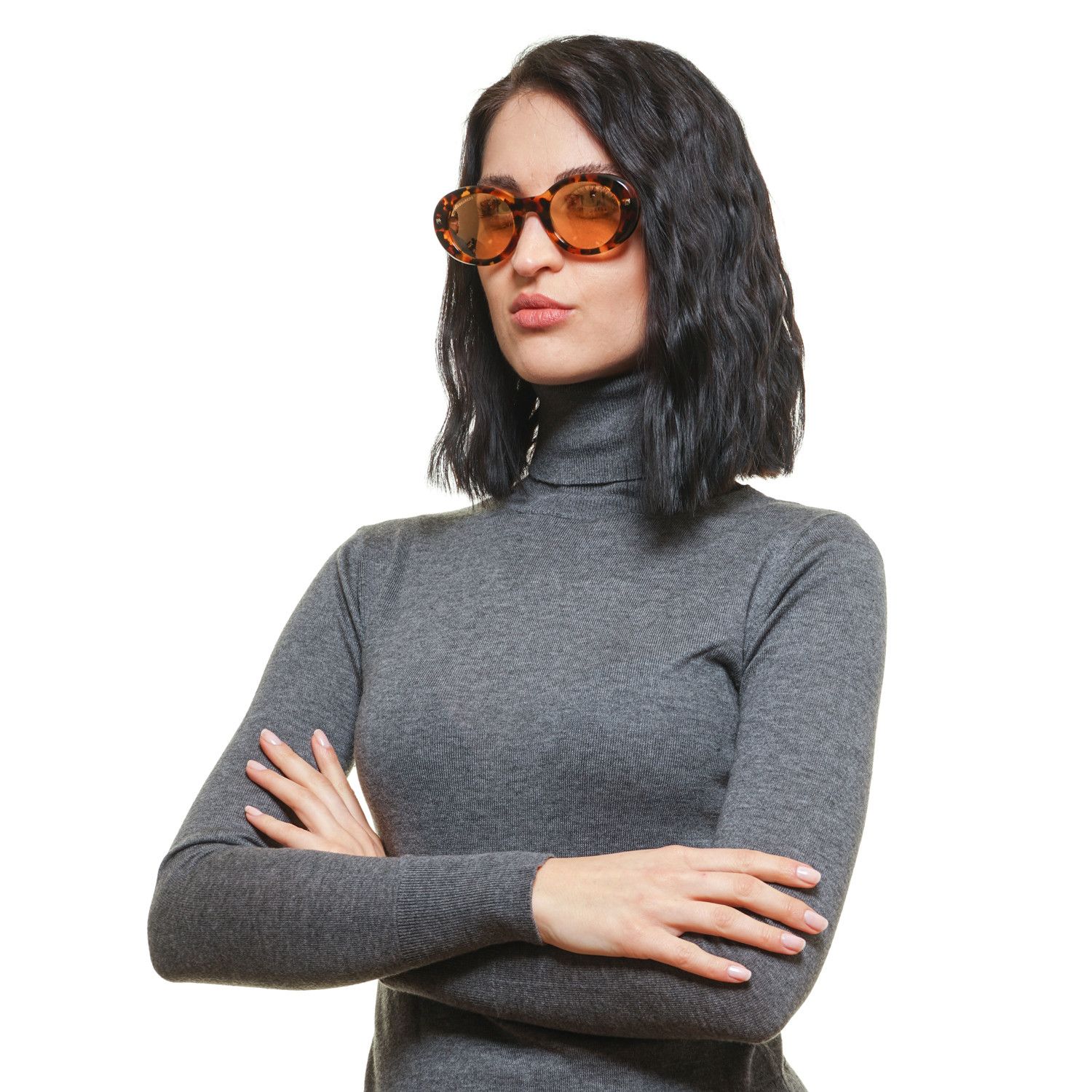 Dsquared2 DSQUARED2 Kurty brown tortoise shell oval acetate sunglasses Size ONE SIZE - 2 Thumbnail