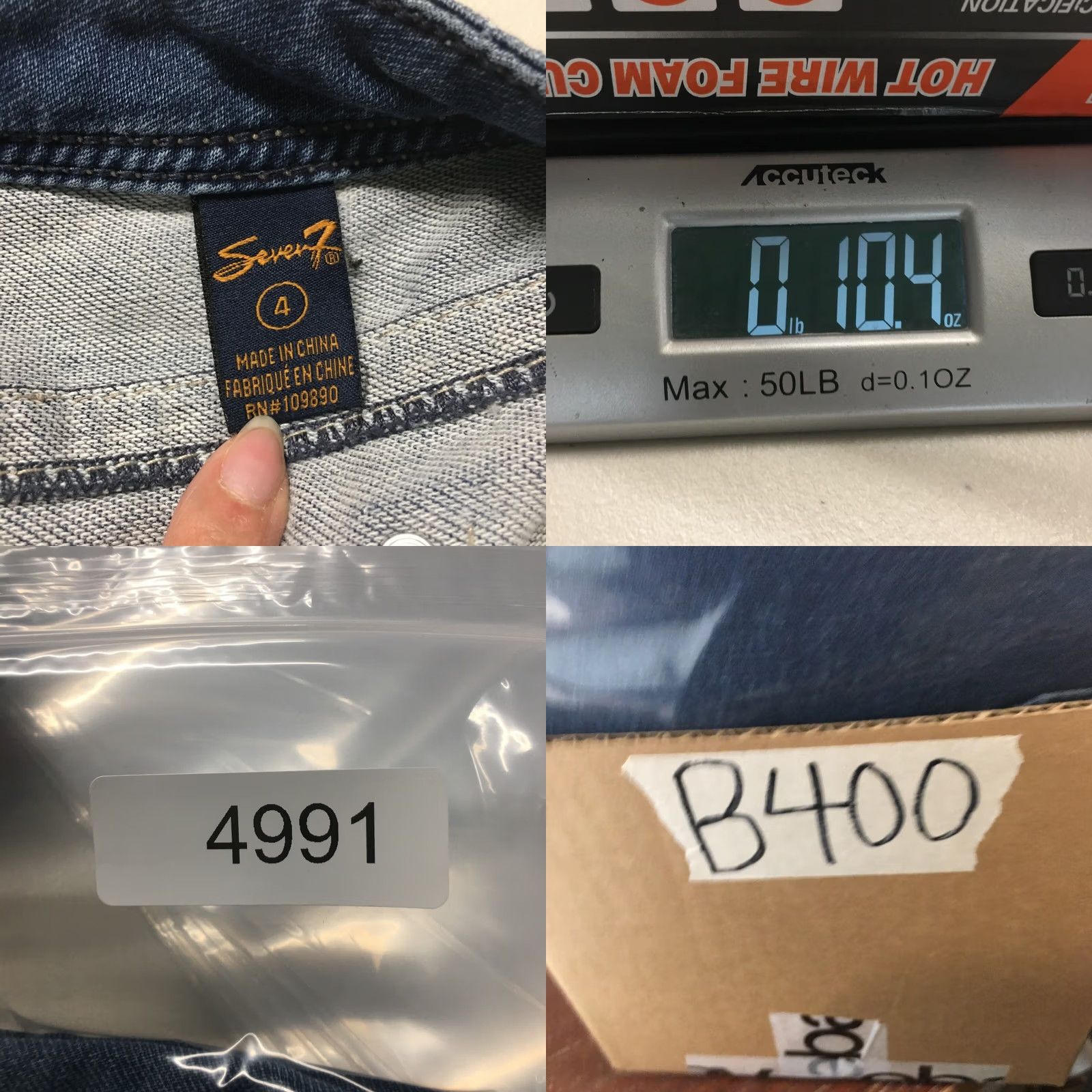 Vintage Seven7 Bermuda Shorts Womens 4 Blue Medium Wash Denim Low Rise Embroidered Zip Bermuda shorts Womens 4 Blue Medium Wash Denim Low Rise Embroidered Zip Size 27" / US 4 / IT 40 - 9 Thumbnail
