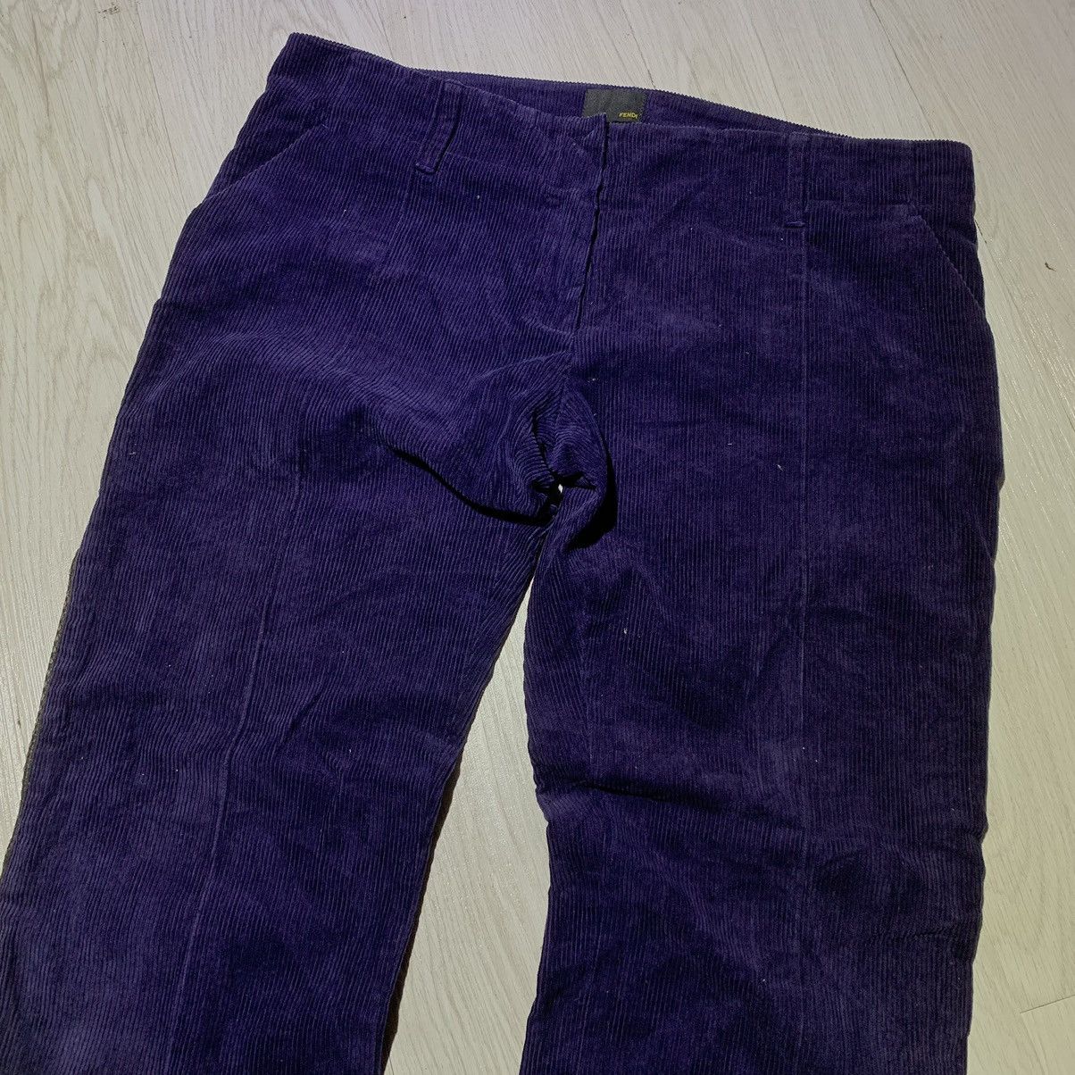 Designer × Fendi × Vintage 2000s Fendi Corduroy Pants Size US 34 / EU 50 - 4 Thumbnail