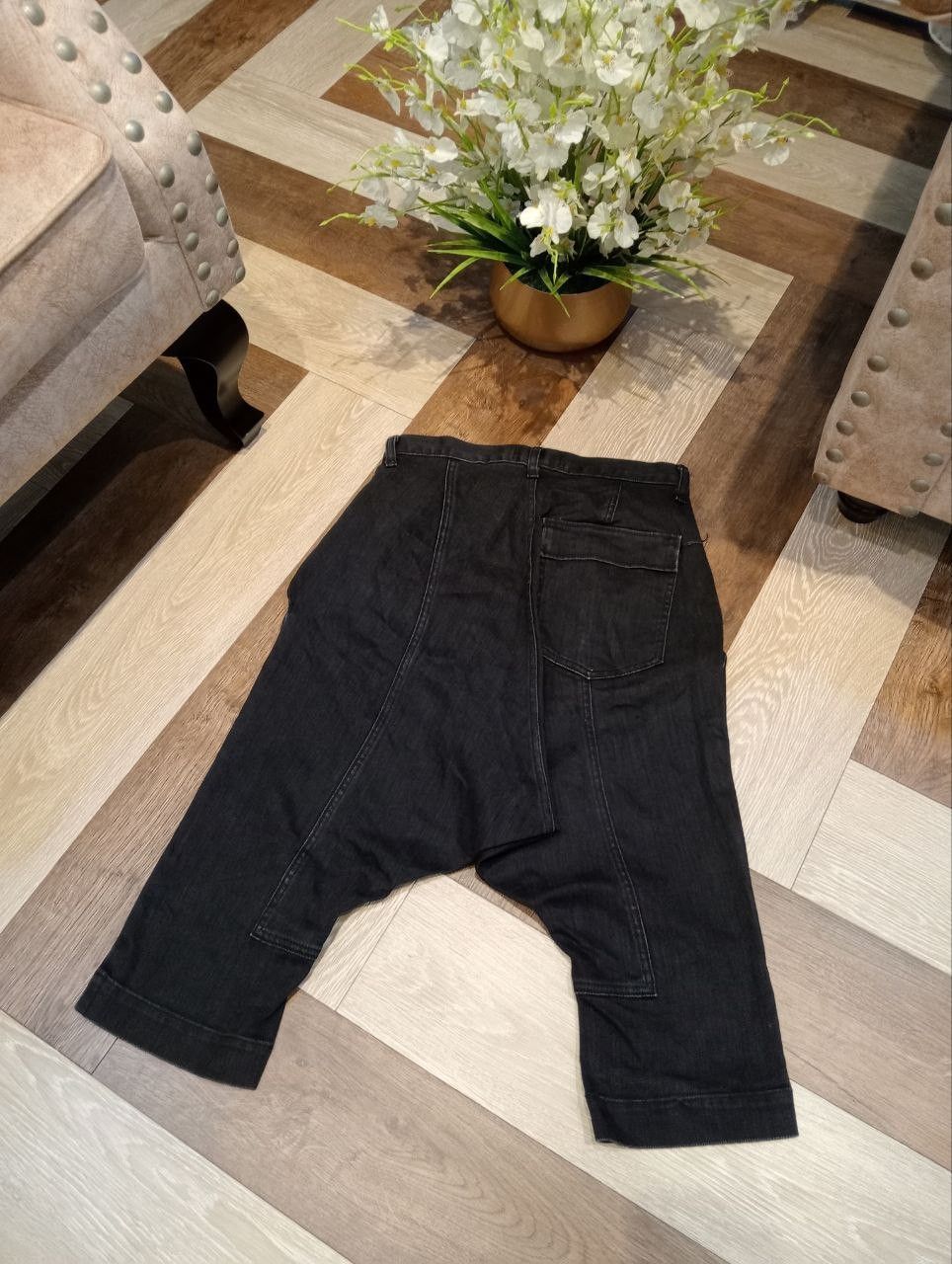 Zucca ISSEY MIYAKE ZUCCA BLACK DENIM SHORTPANTS Size US 28 / EU 44 - 7 Thumbnail
