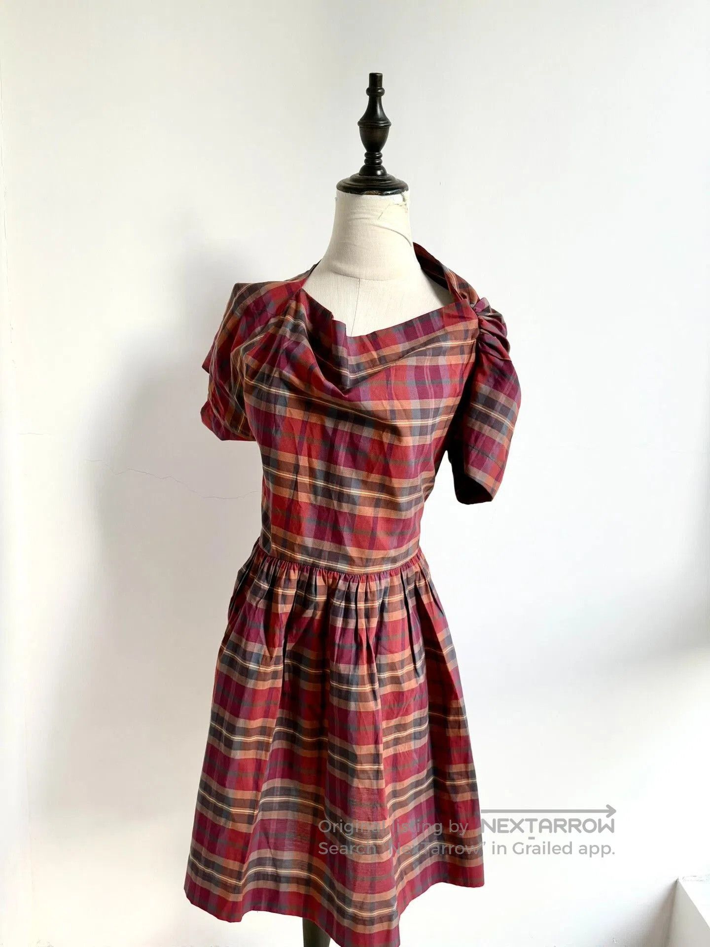 Vivienne Westwood Vivienne Westwood Vintage Red Plaid Dress. Size M / US 6-8 / IT 42-44 - 3 Thumbnail