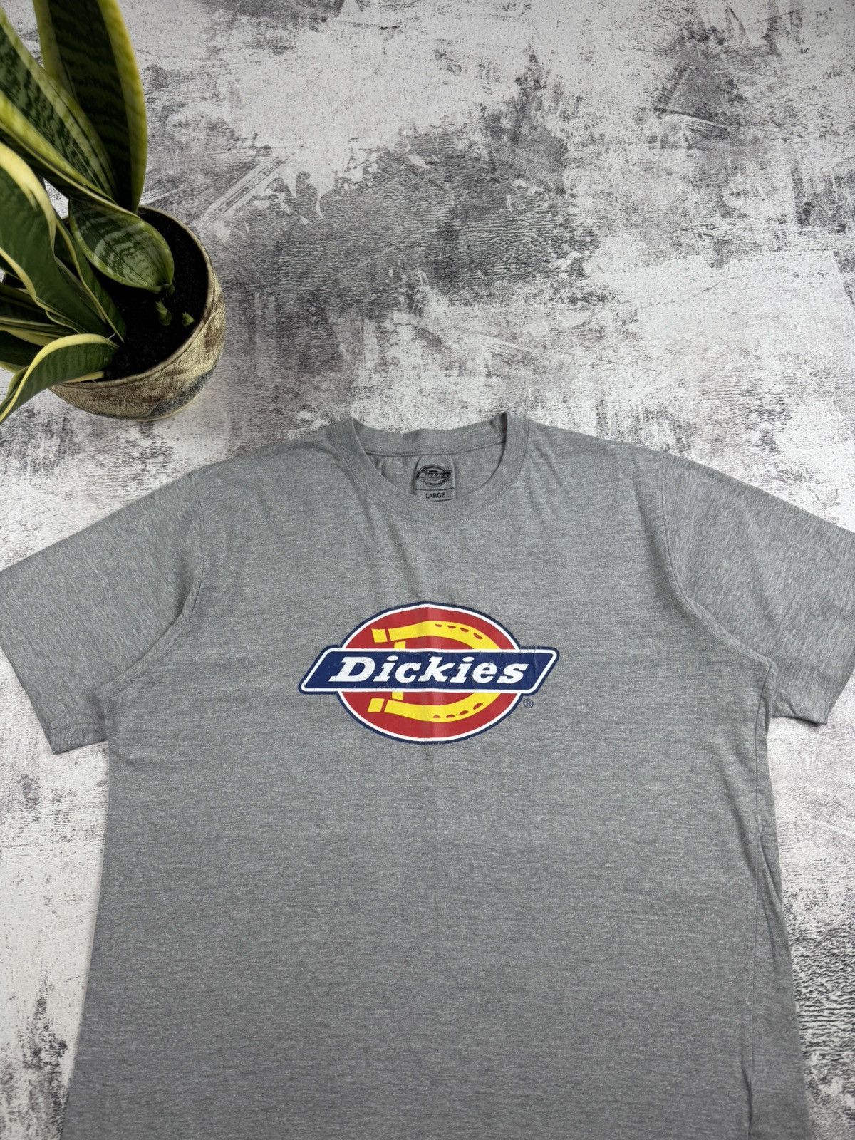 Dickies Vintage 90S Dickies Large Skate Rap Gray Merch Jersey Hip Hop USA Tee T Shirt Size US L / EU 52-54 / 3 - 5 Thumbnail