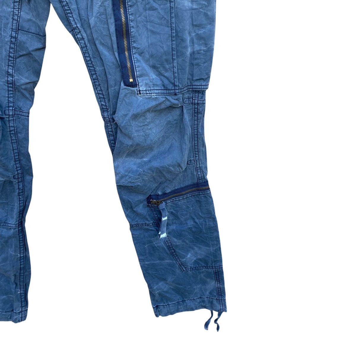 Polo Ralph Lauren × RRL Ralph Lauren × Ralph Lauren Sport 2000s Polo Ralph Laurent Military Drawstring Cargo Pant Size US 33 - 7 Thumbnail