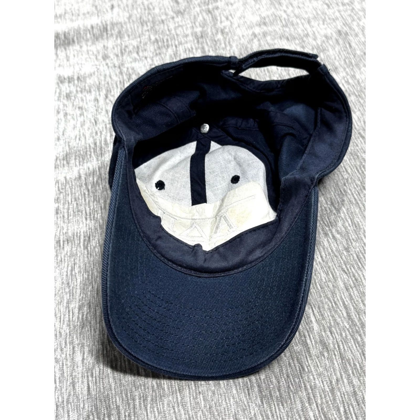 Vintage VINTAGE Alpha Delta Pi Hat Cap Strap Back One Size Blue Womens Sorority Greek College Size ONE SIZE - 6 Thumbnail