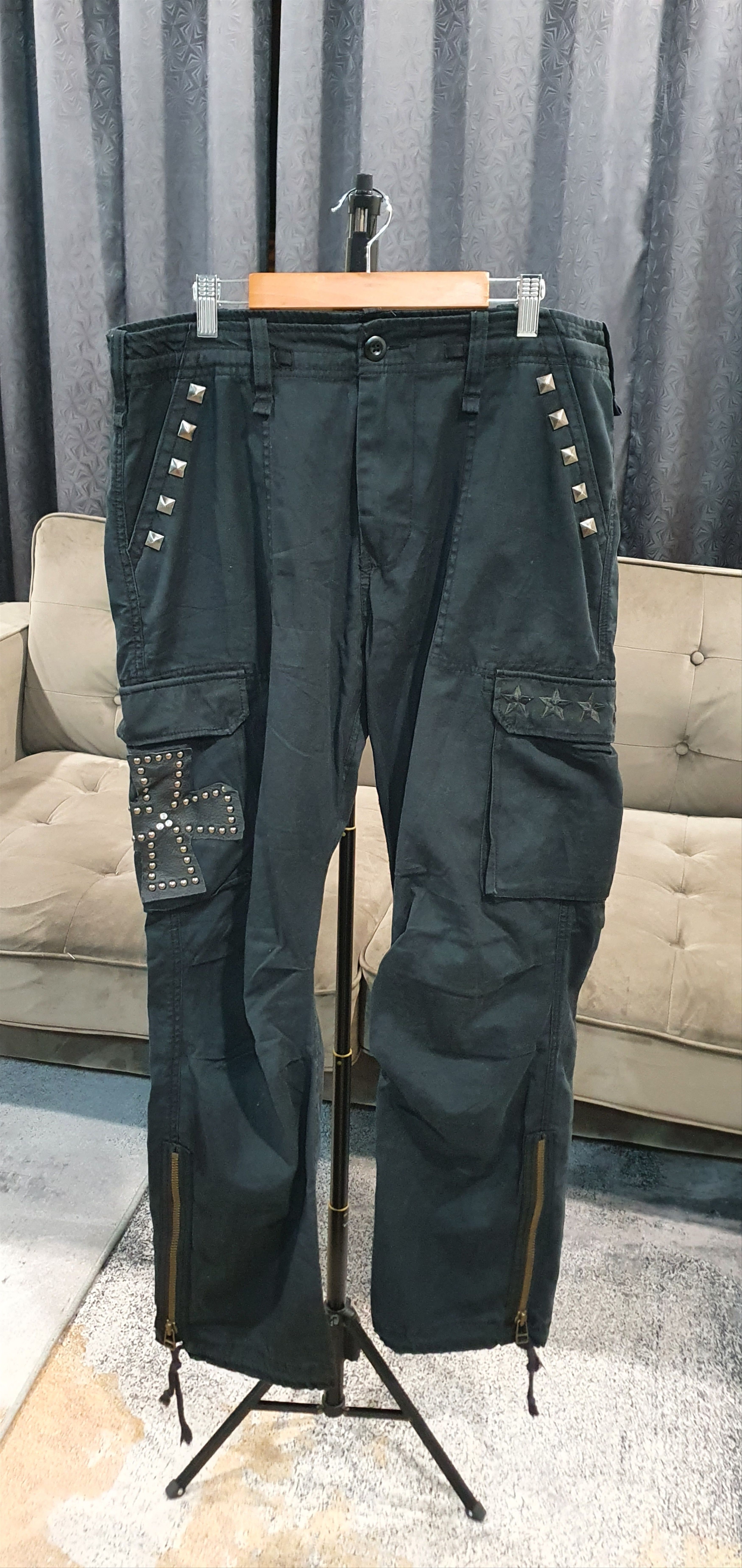 If Six Was Nine × JACKROSE × Japanese Brand 💥Y2K JackRose Bondage Parachute Punk Pants Y2K Size US 34 / EU 50 - 5 Thumbnail