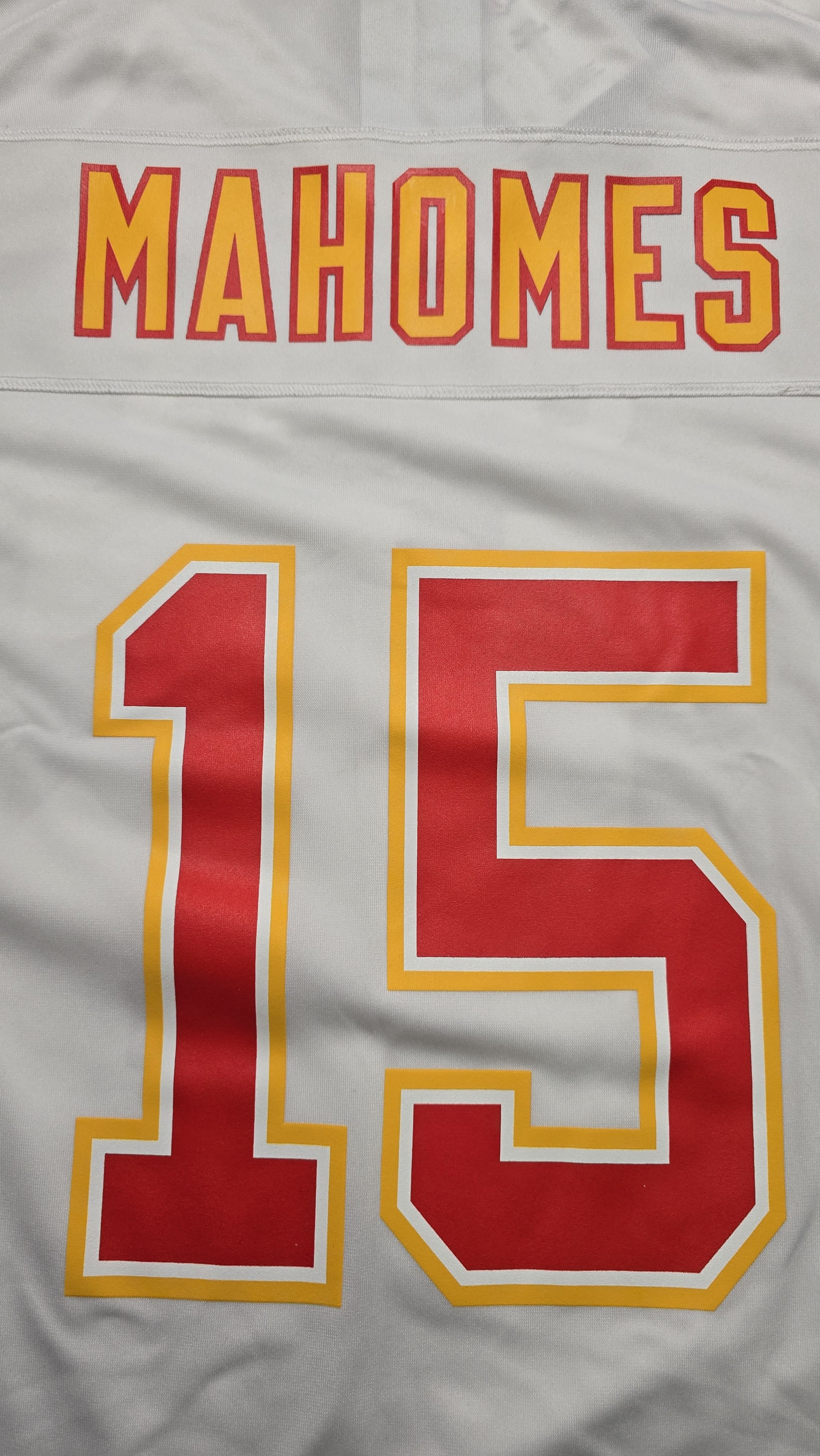 Nike Mahomes #15 Chiefs Super Bowl LIX Tundra White Game Jersey Size US XL / EU 56 / 4 - 6 Thumbnail